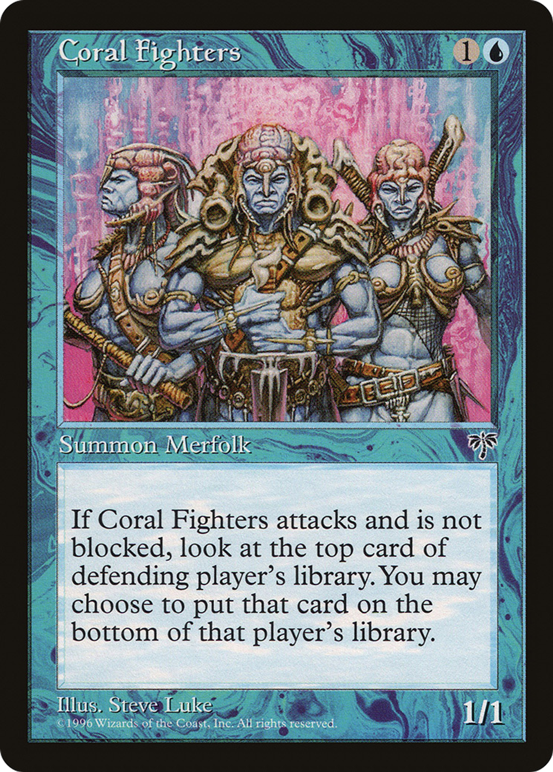 Coral Fighters — Mirage — Magic: The Gathering