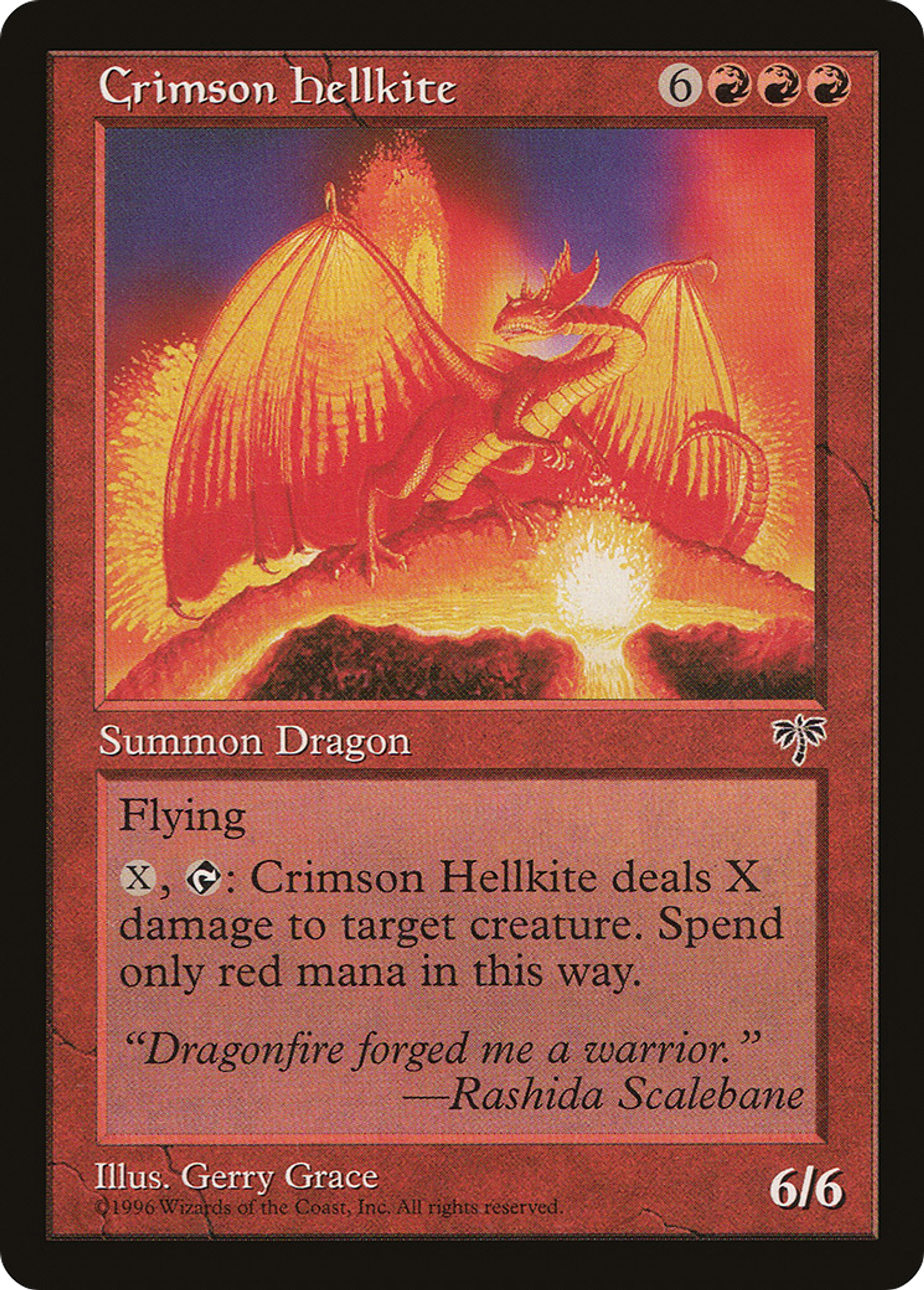 Crimson Hellkite — Mirage — Magic: The Gathering