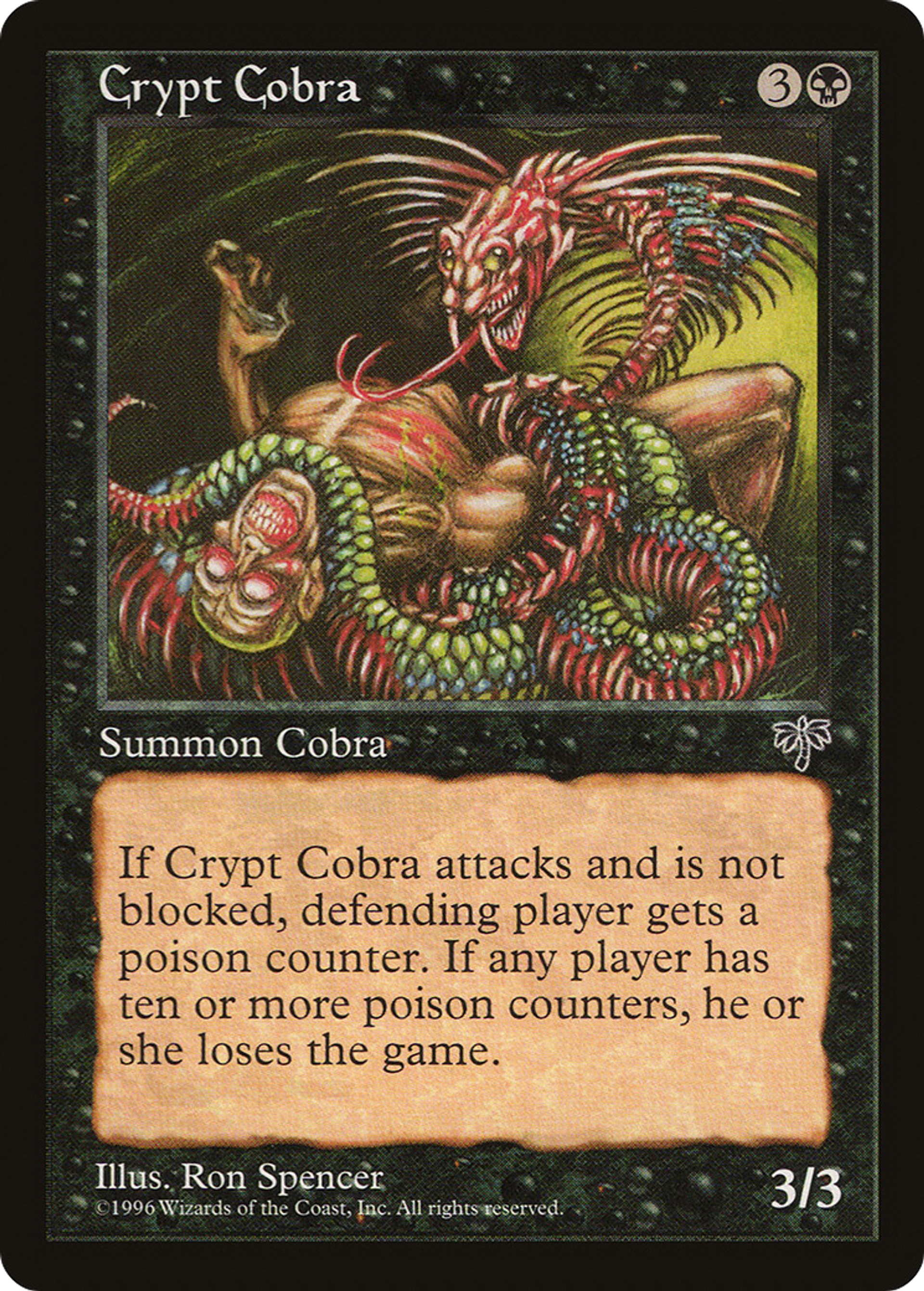 Crypt Cobra — Mirage — Magic: The Gathering