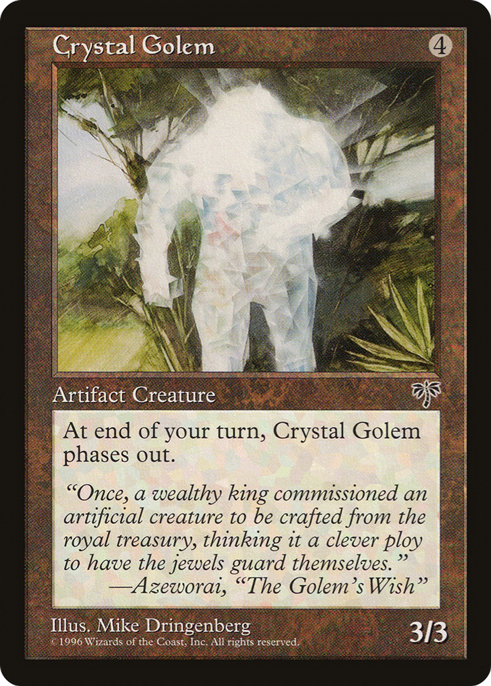 Crystal Golem — Mirage — Magic: The Gathering