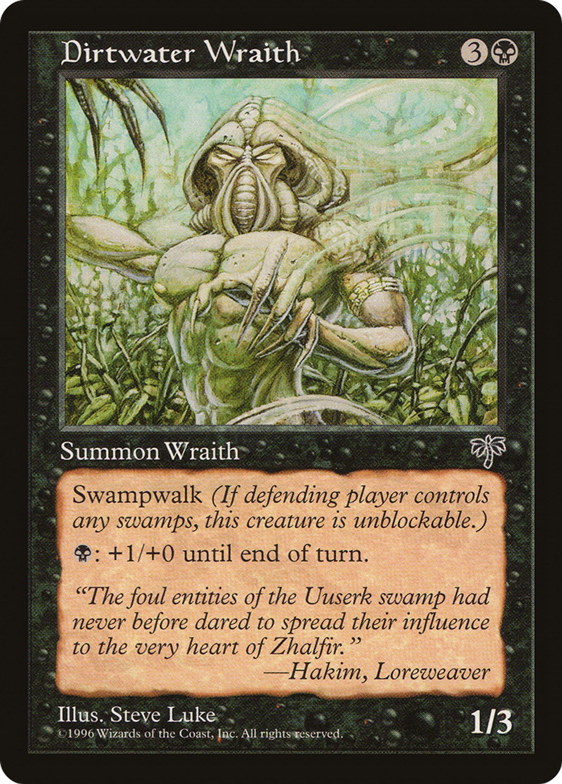 Dirtwater Wraith — Mirage — Magic: The Gathering