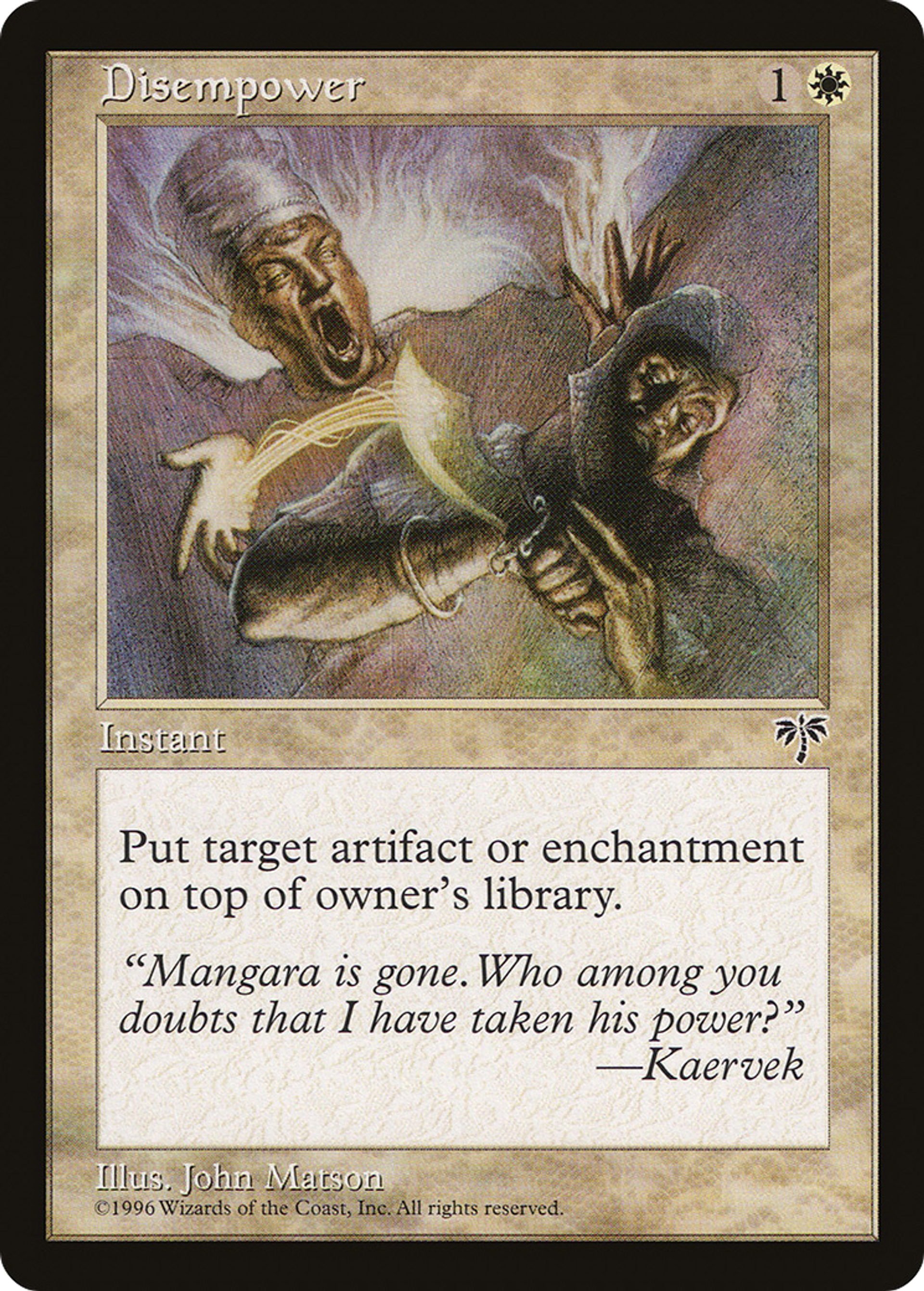 Disempower — Mirage — Magic: The Gathering