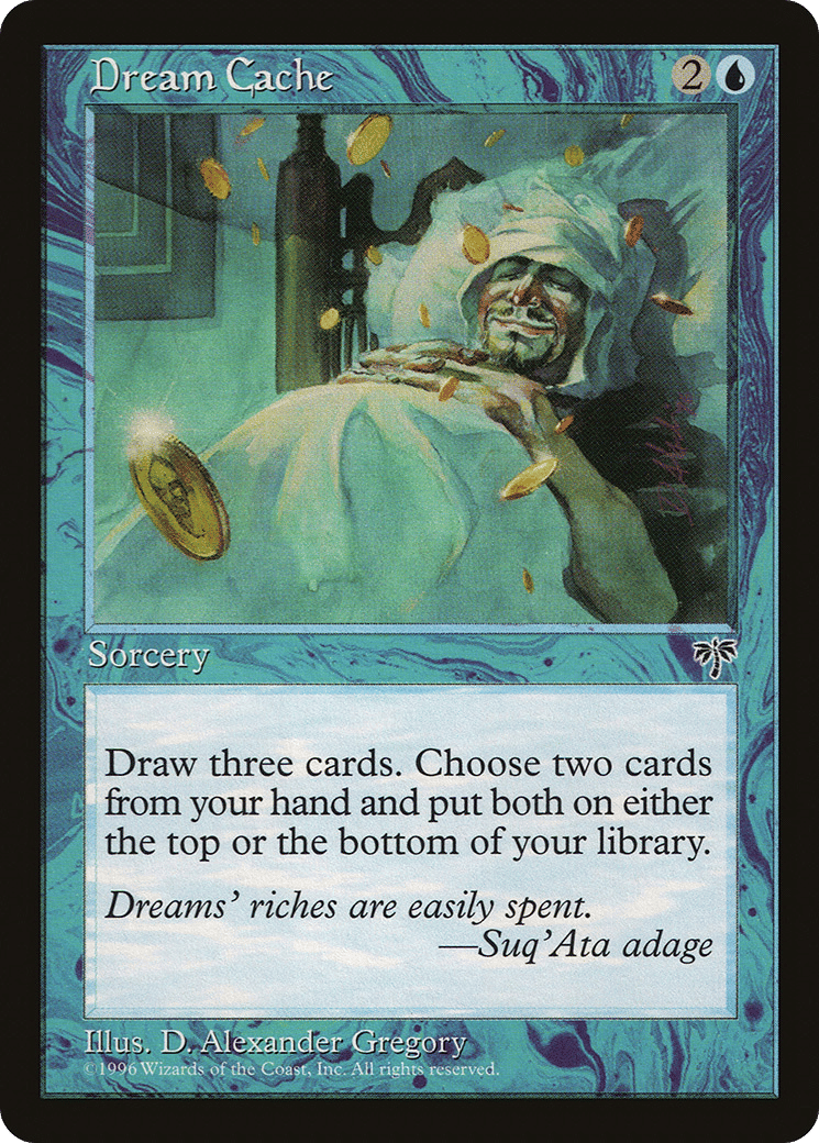 Dream Cache — Mirage — Magic: The Gathering