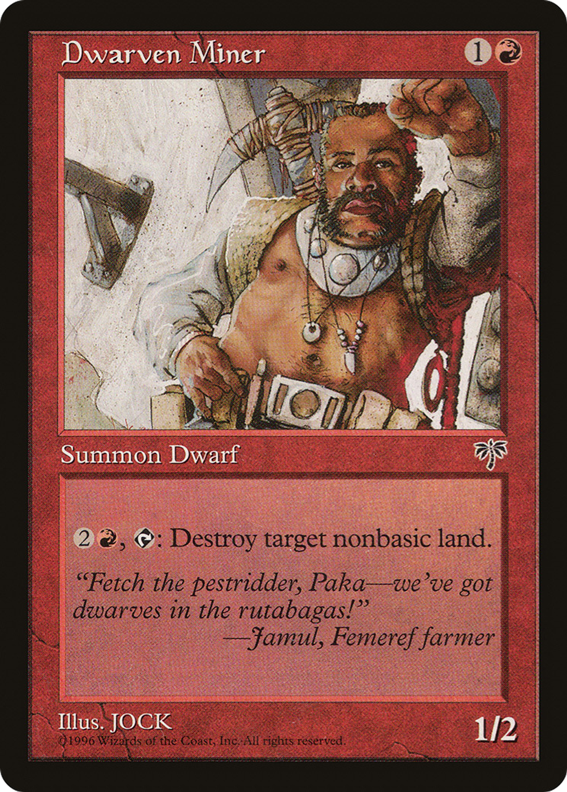 Dwarven Miner — Mirage — Magic: The Gathering