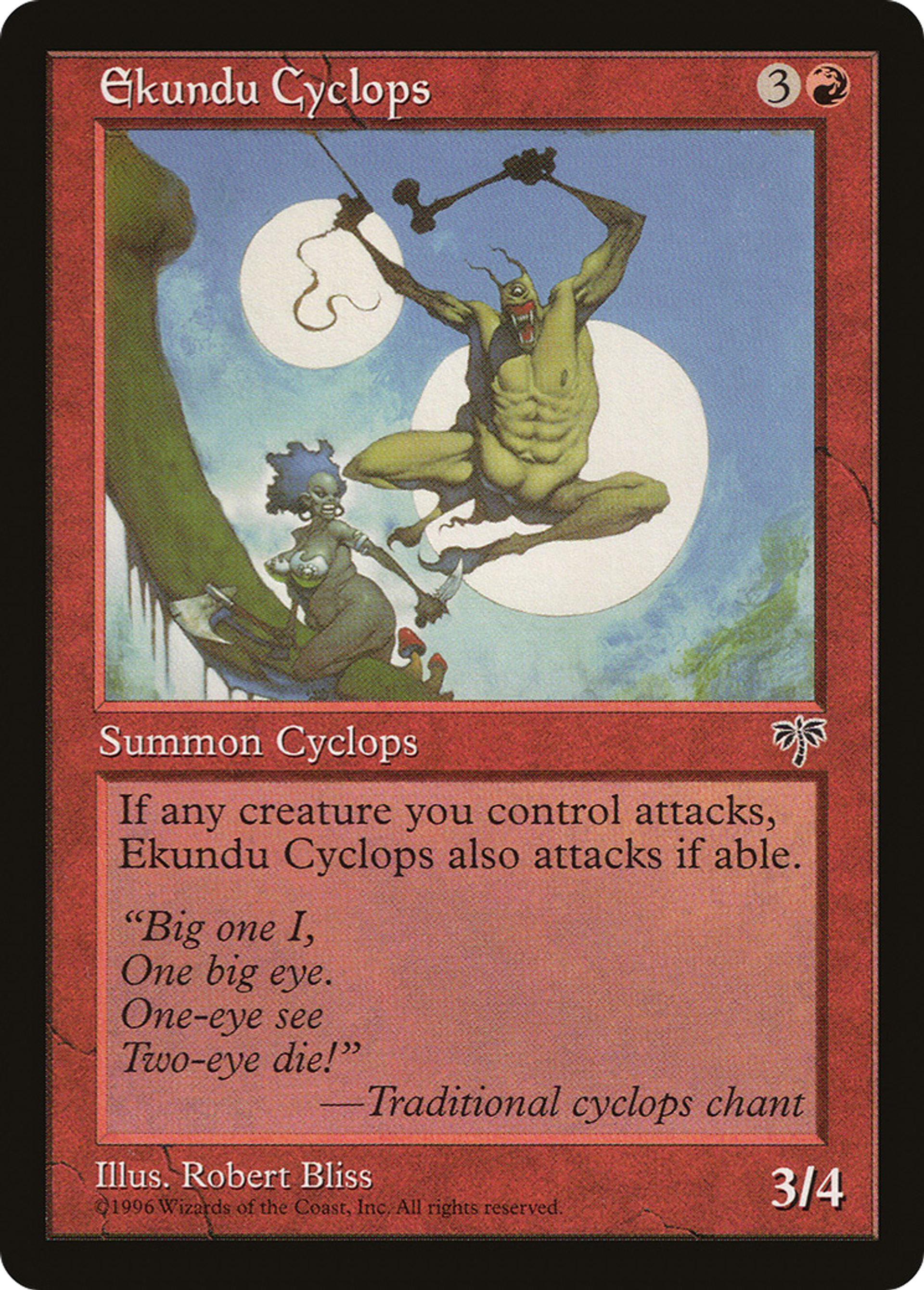 Cyclope de l'Ekoundou — Mirage — Magic: The Gathering