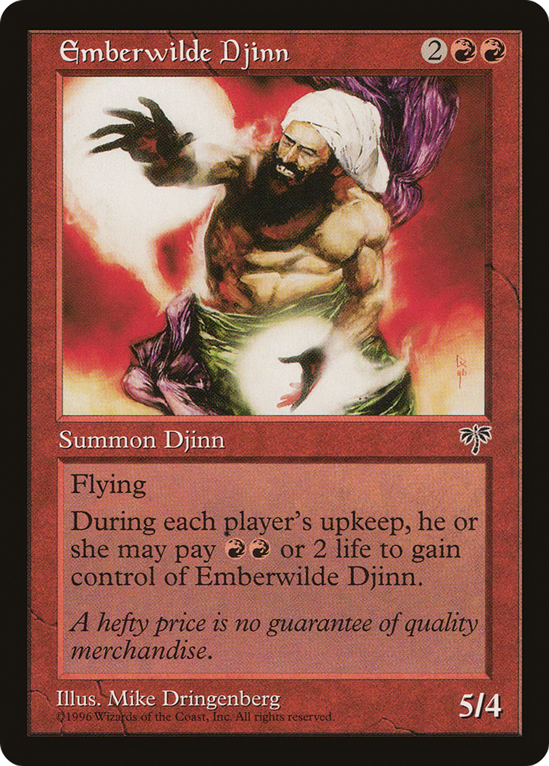 Emberwilde Djinn — Mirage — Magic: The Gathering