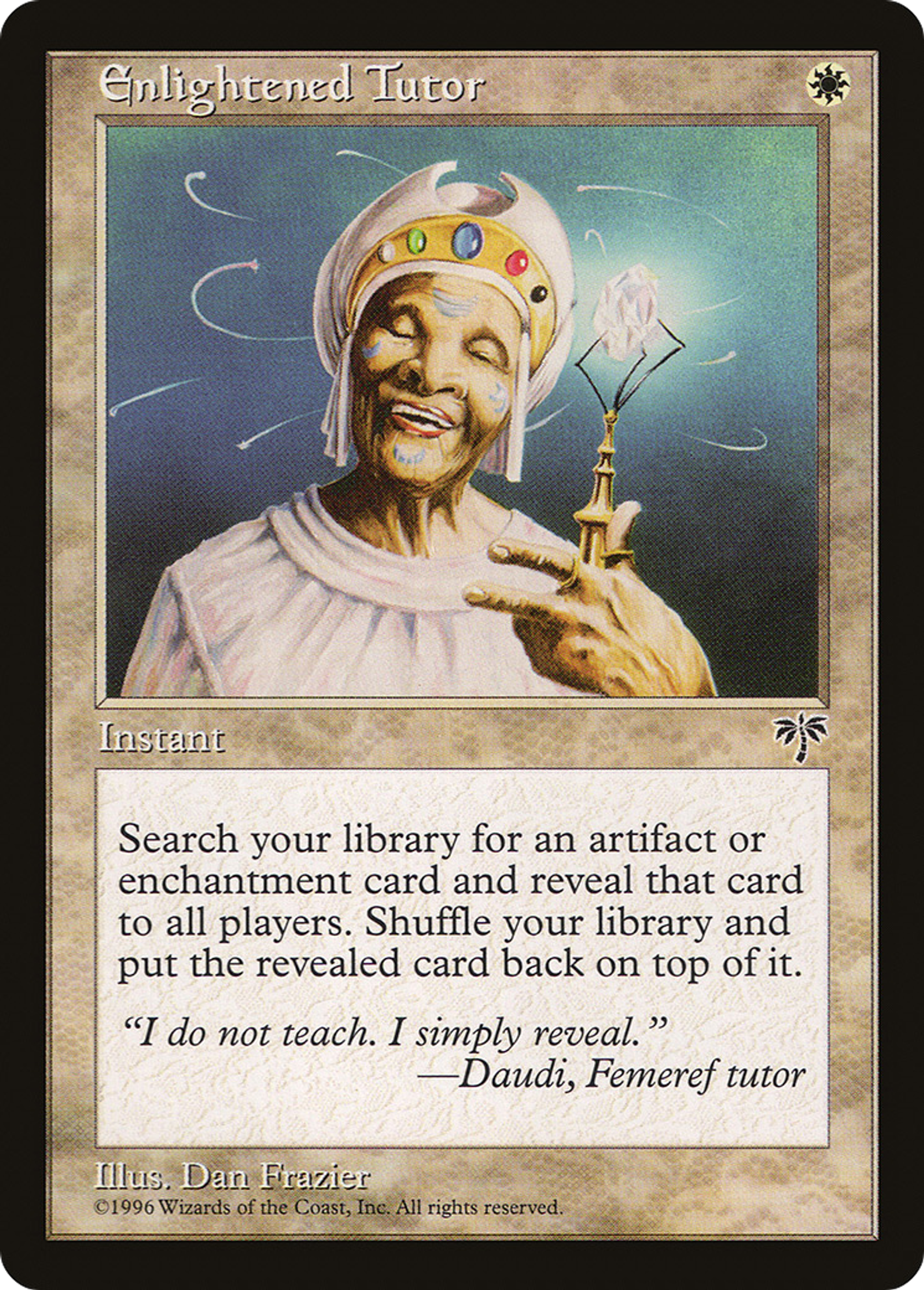 Enlightened Tutor — Mirage — Magic: The Gathering