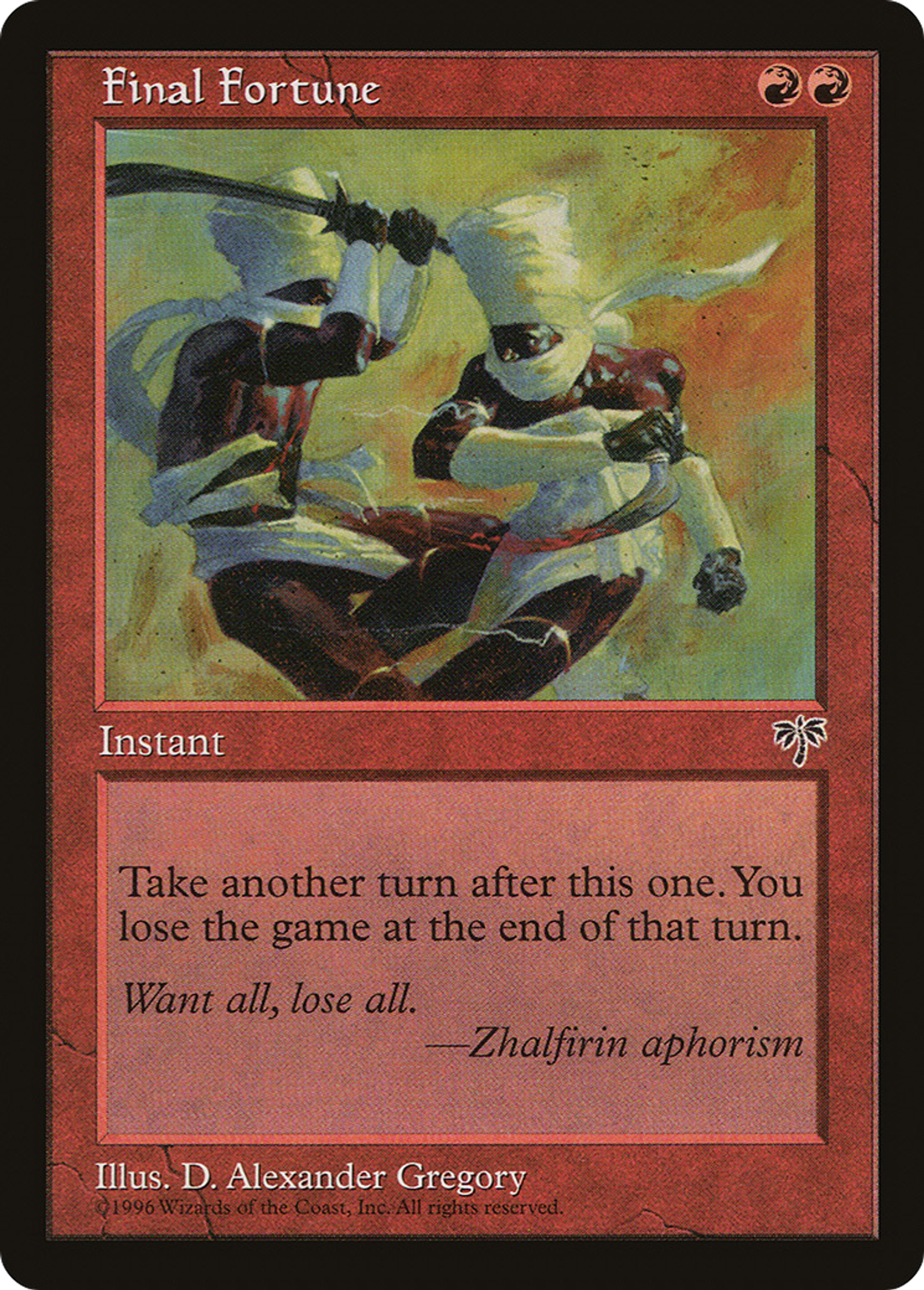 Final Fortune — Mirage — Magic: The Gathering