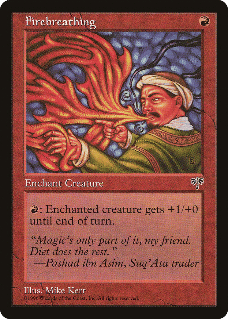Firebreathing — Mirage — Magic: The Gathering