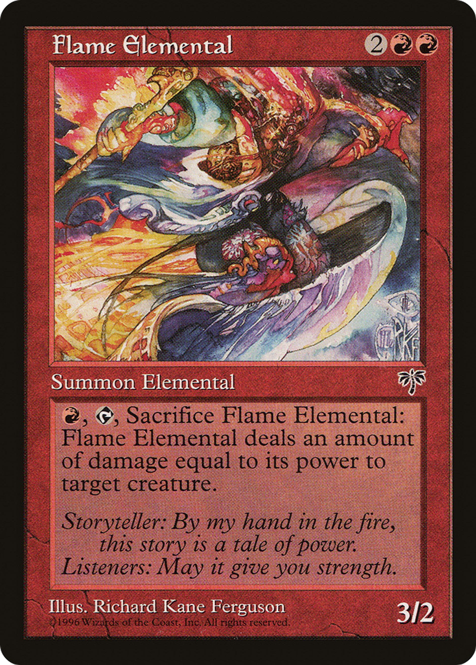 Flame Elemental — Mirage — Magic: The Gathering
