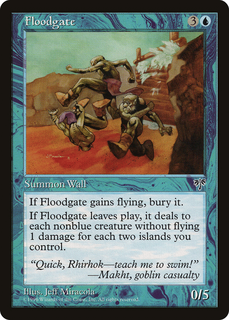 Floodgate — Mirage — Magic: The Gathering