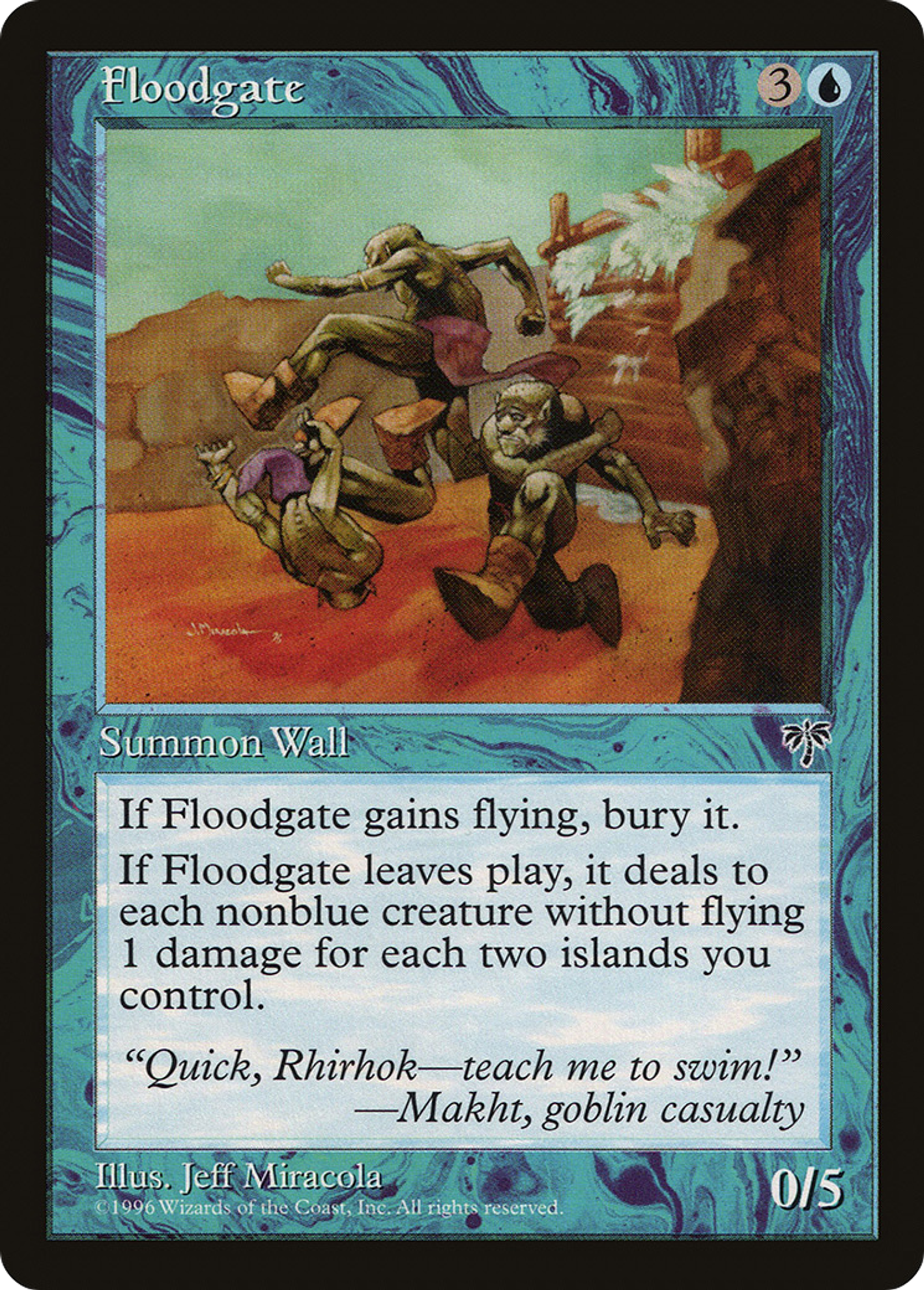 Floodgate — Mirage — Magic: The Gathering