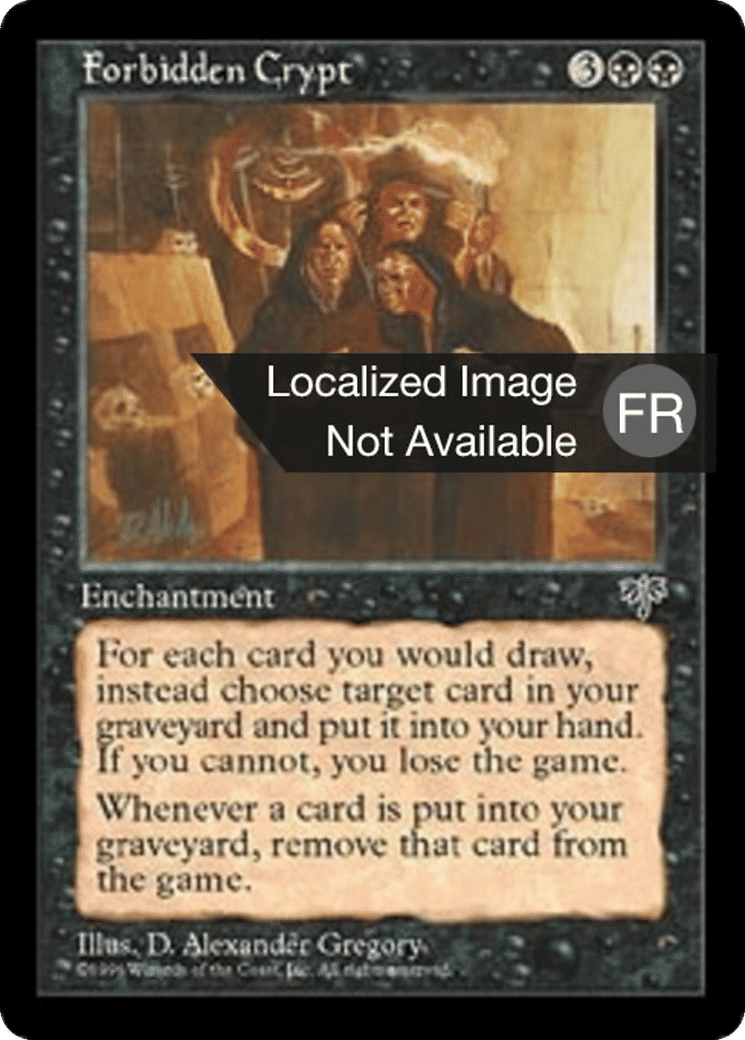 Crypte interdite — Mirage — Magic: The Gathering