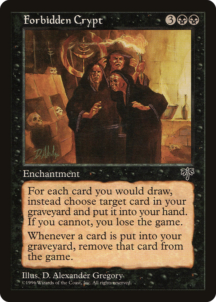 Forbidden Crypt — Mirage — Magic: The Gathering