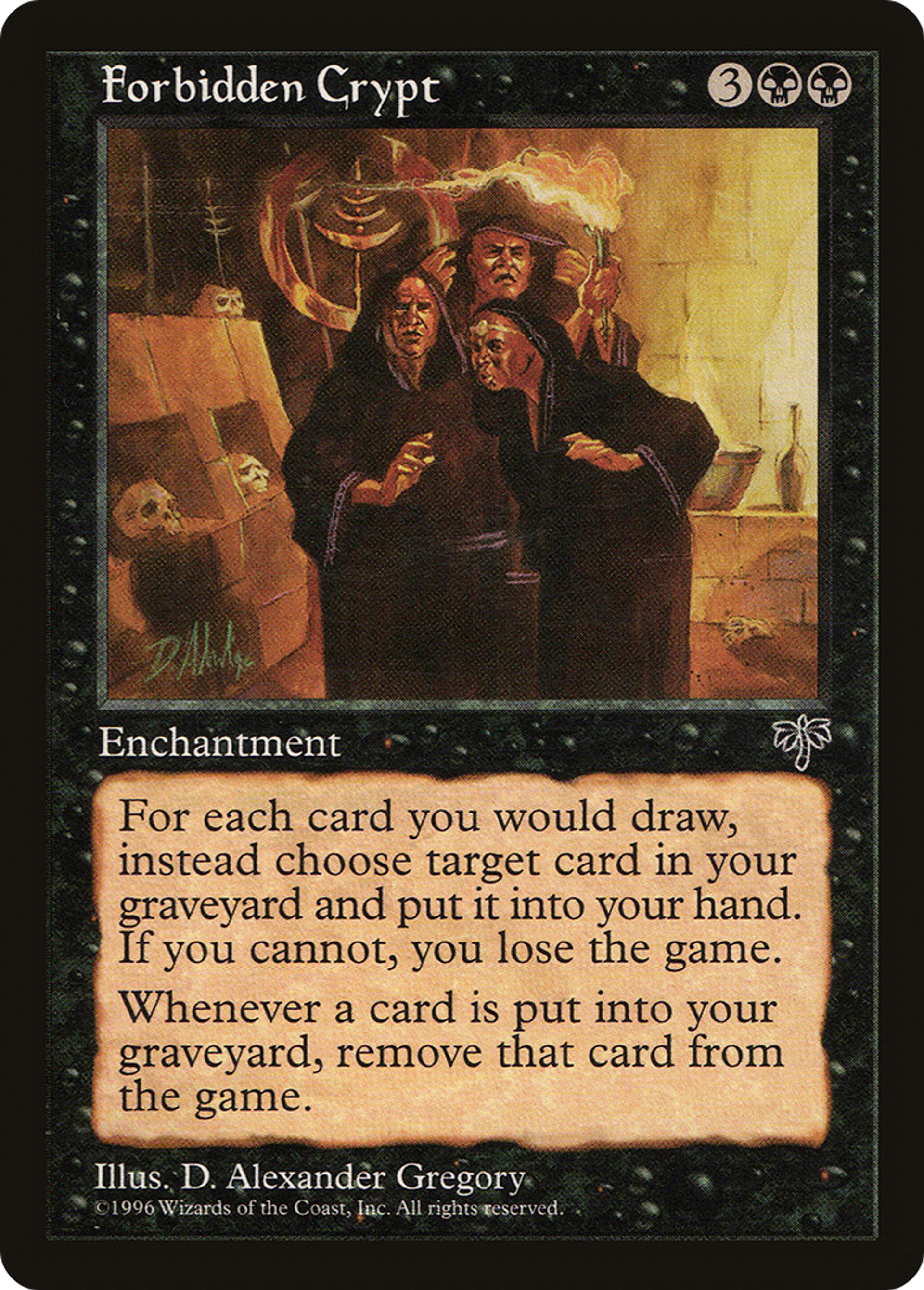 Forbidden Crypt — Mirage — Magic: The Gathering