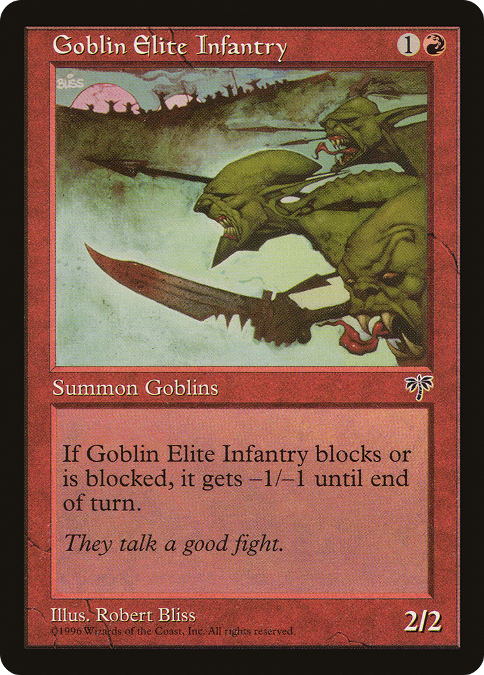 Goblin Elite Infantry — Mirage — Magic: The Gathering