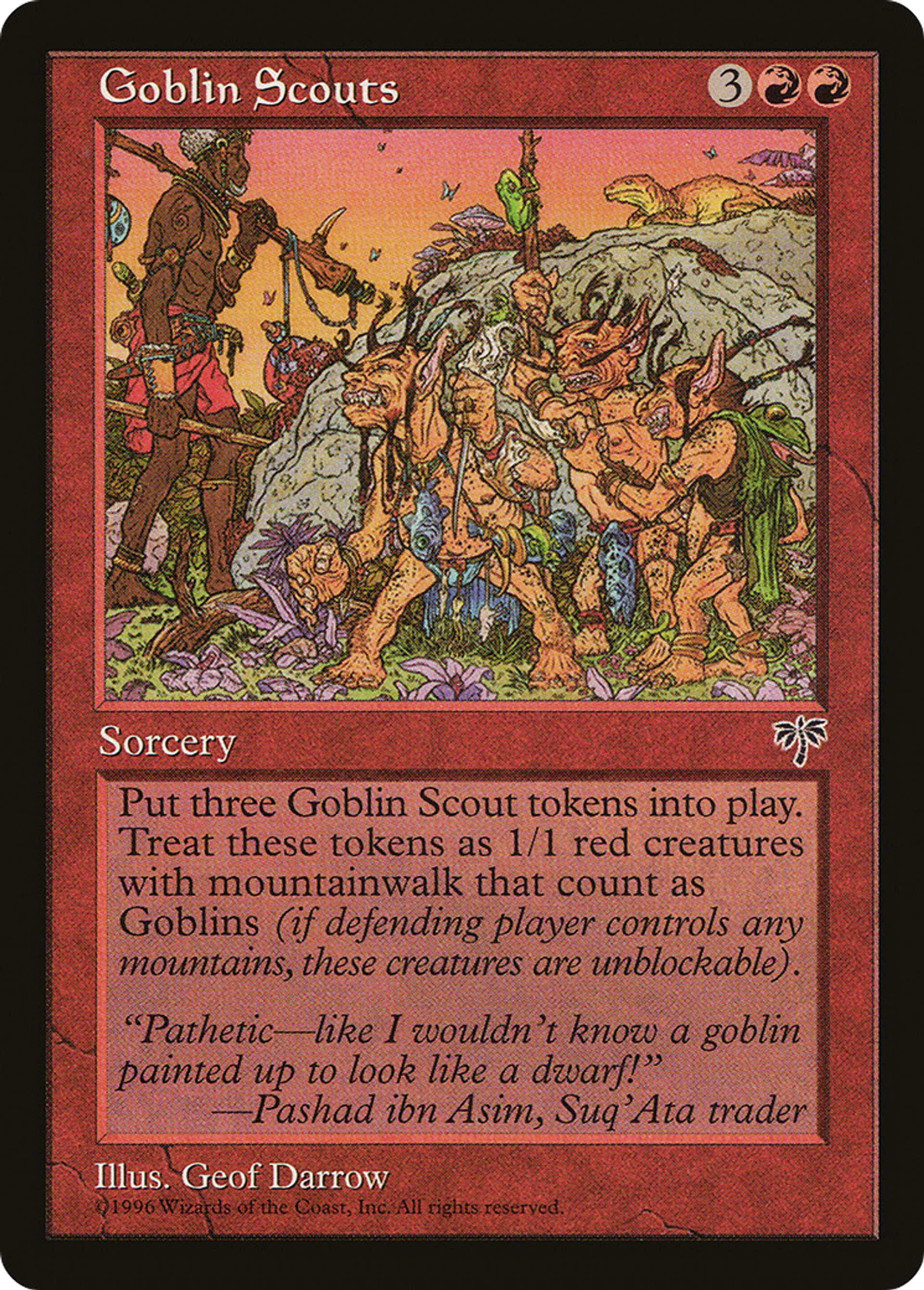 Goblin Scouts — Mirage — Magic: The Gathering