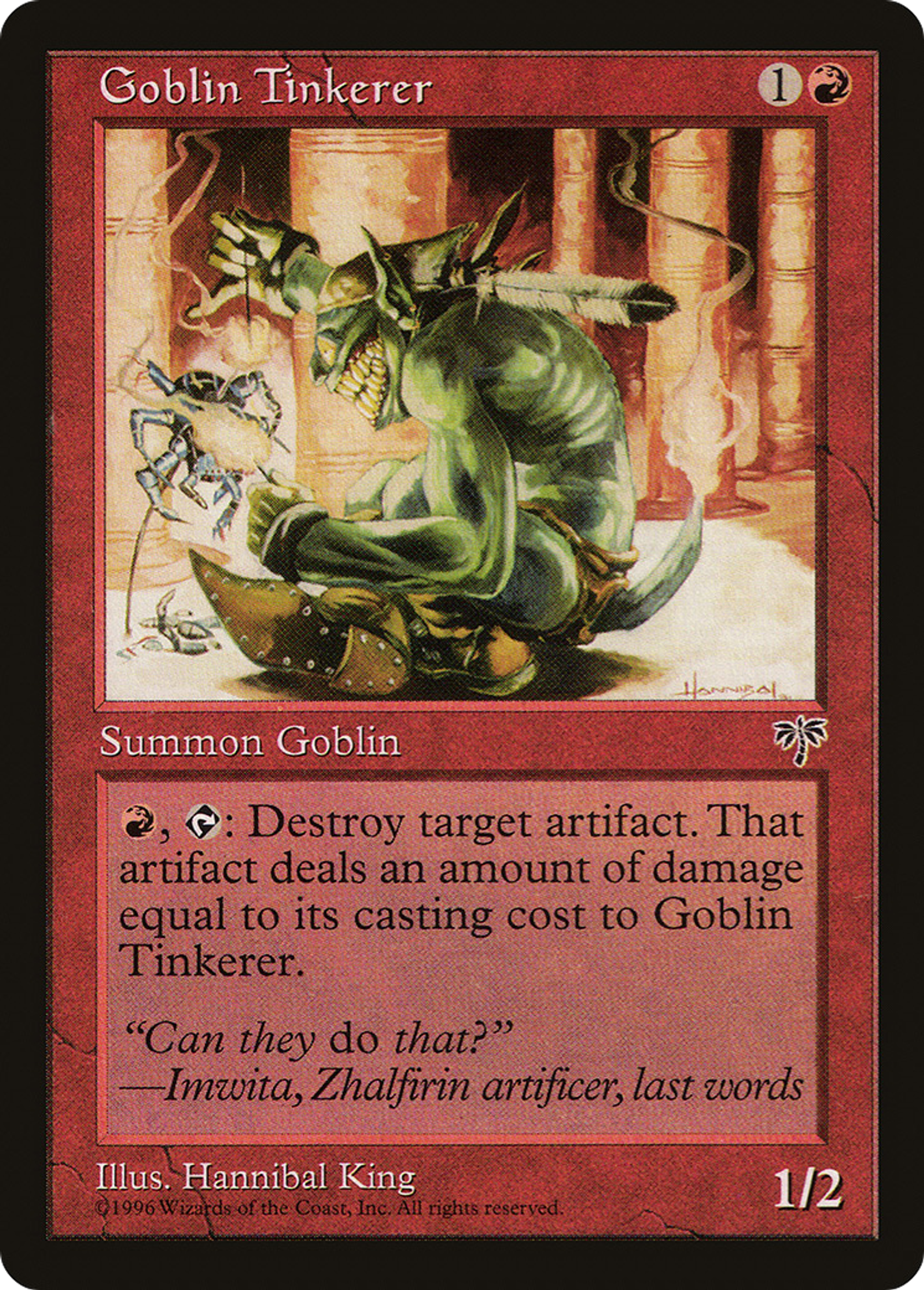 Goblin Tinkerer — Mirage — Magic: The Gathering