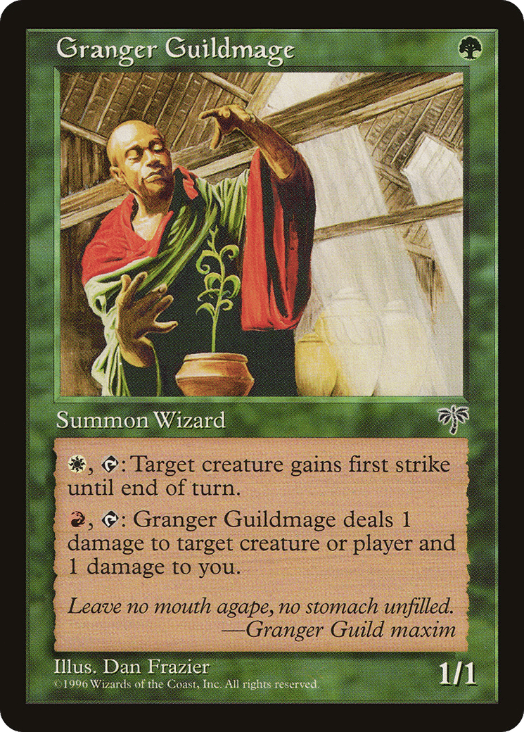Granger Guildmage — Mirage — Magic: The Gathering