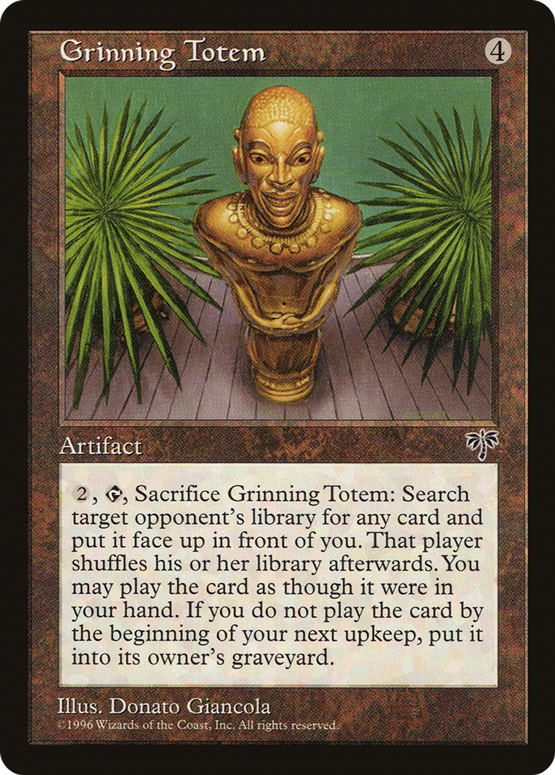 Grinning Totem — Mirage — Magic: The Gathering