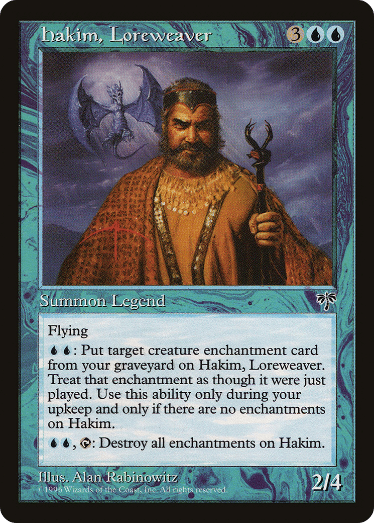 Hakim, Loreweaver — Mirage — Magic: The Gathering