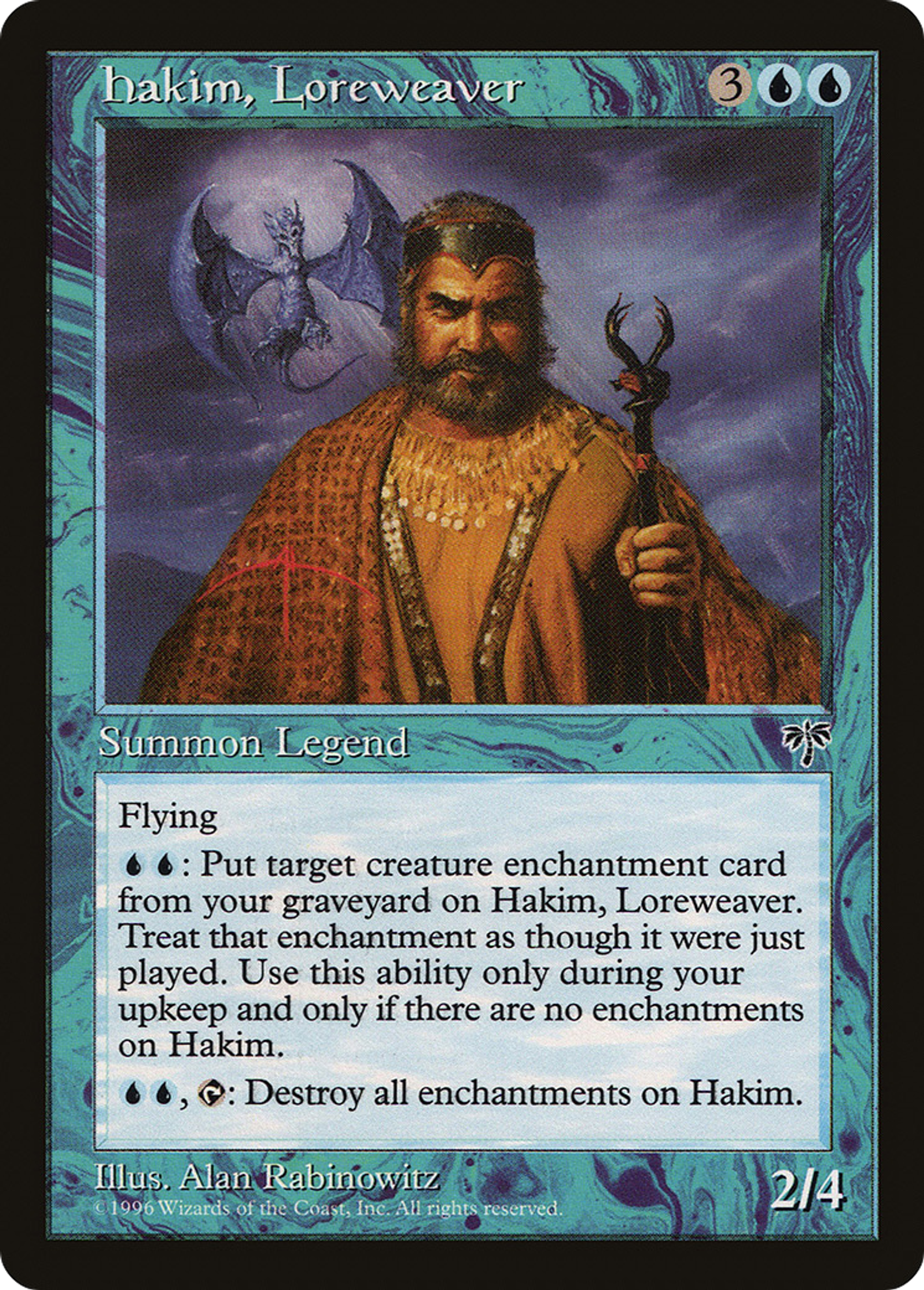 Hakim, Loreweaver — Mirage — Magic: The Gathering