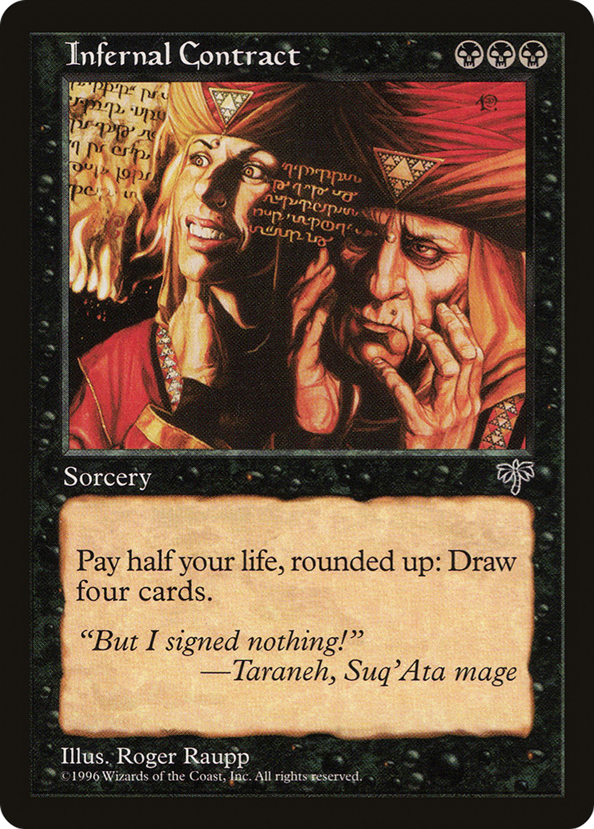 Infernal Contract — Mirage — Magic: The Gathering
