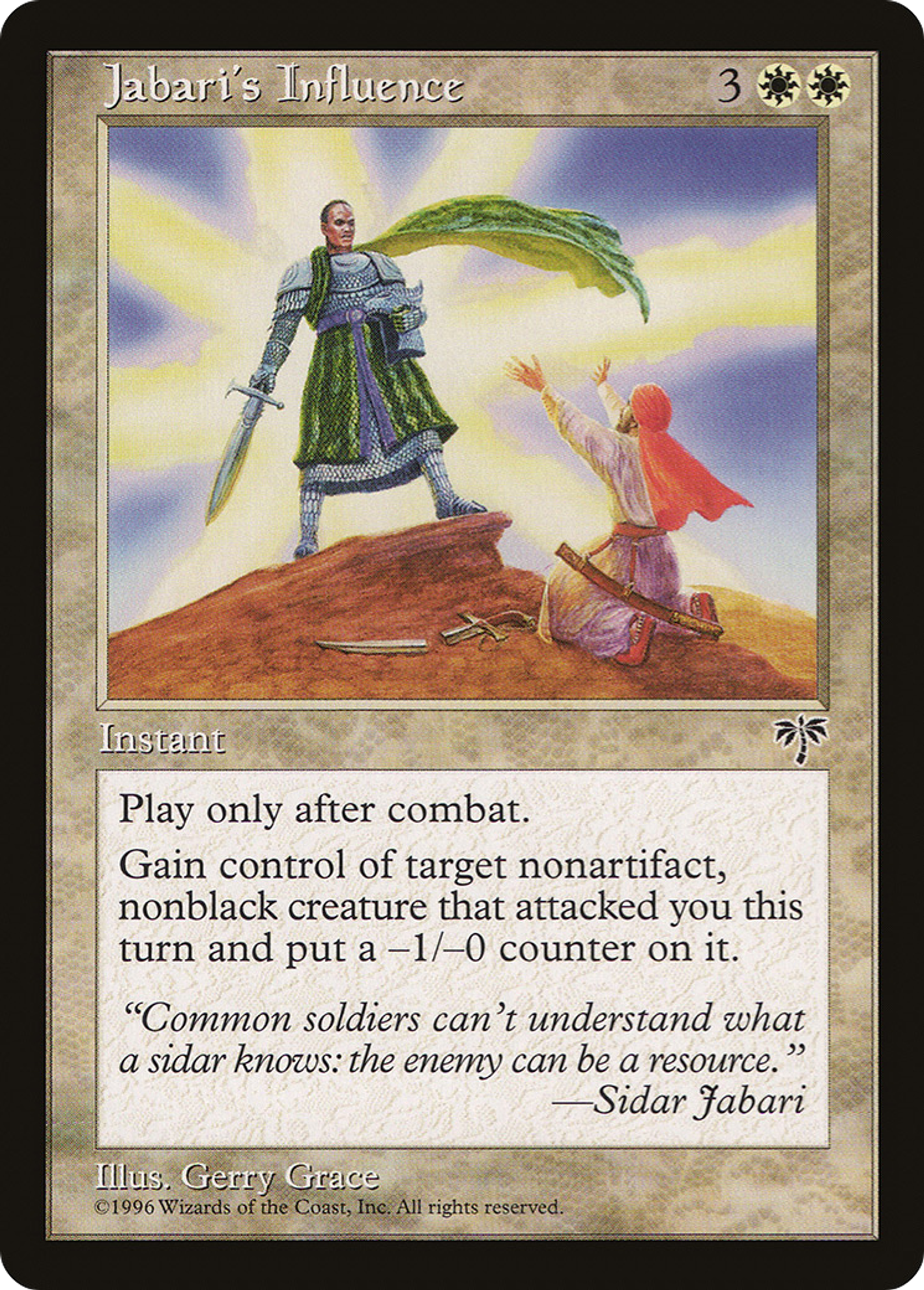 Jabari's Influence — Mirage — Magic: The Gathering