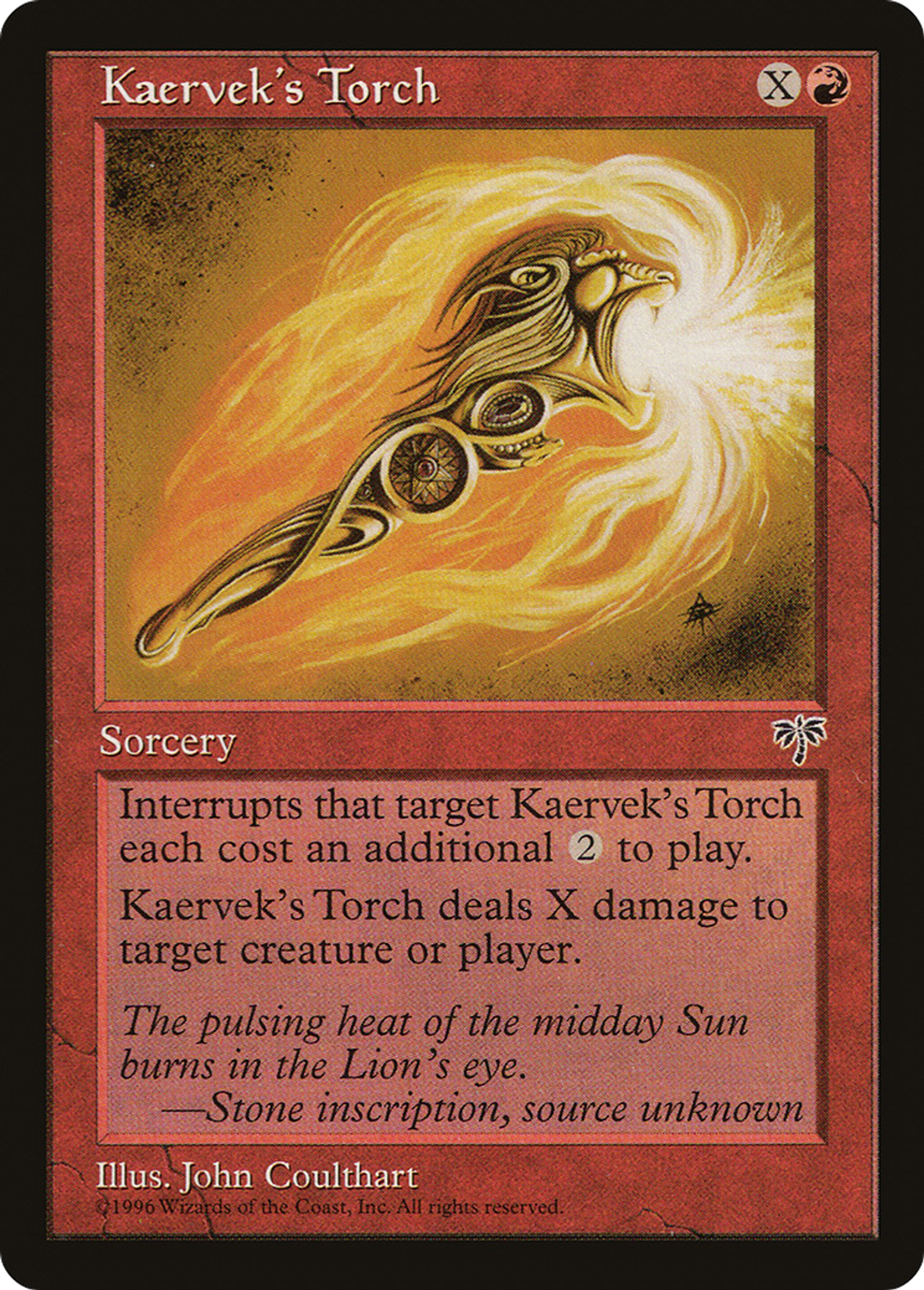 Kaervek's Torch — Mirage — Magic: The Gathering