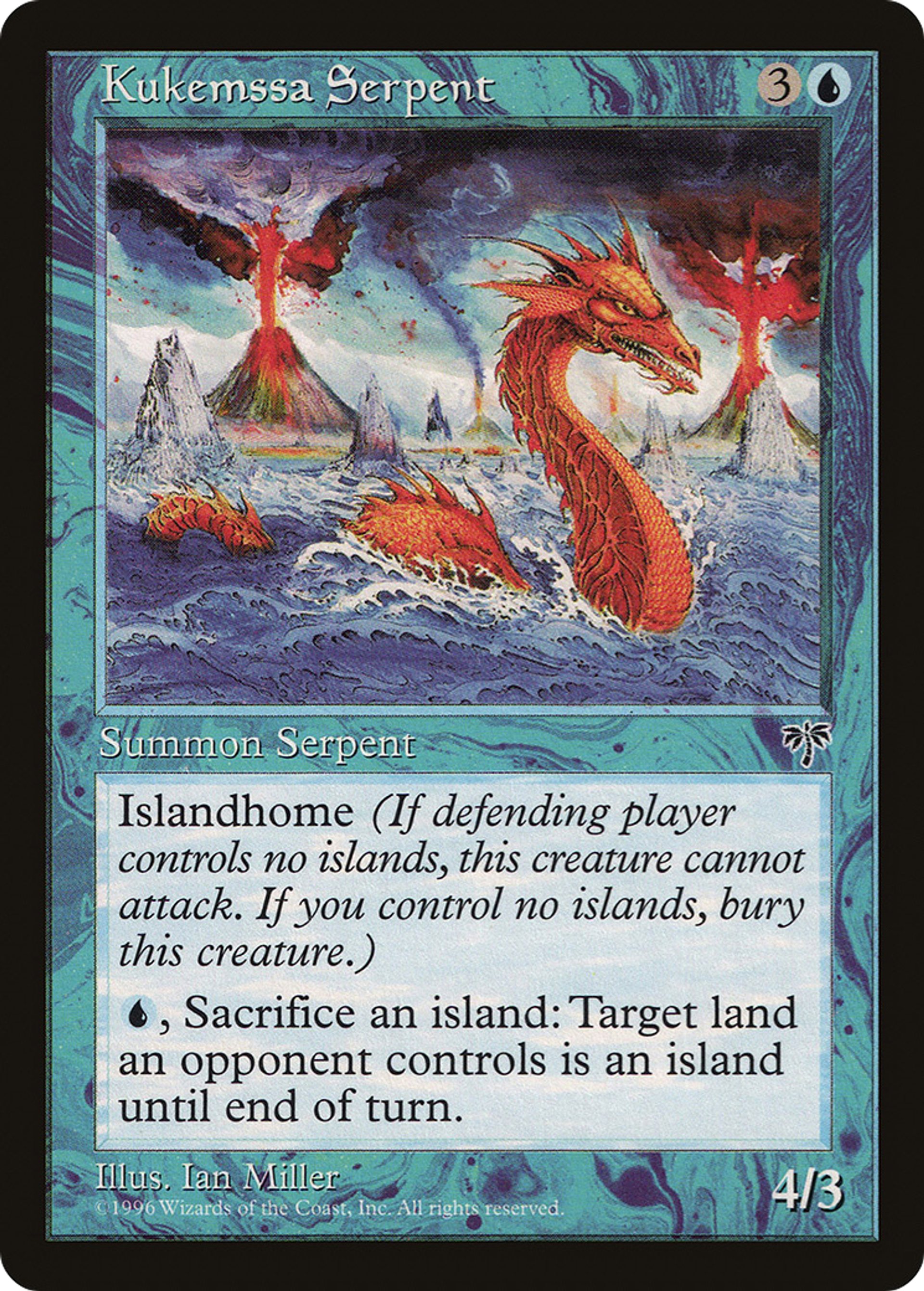 Kukemssa Serpent — Mirage — Magic: The Gathering