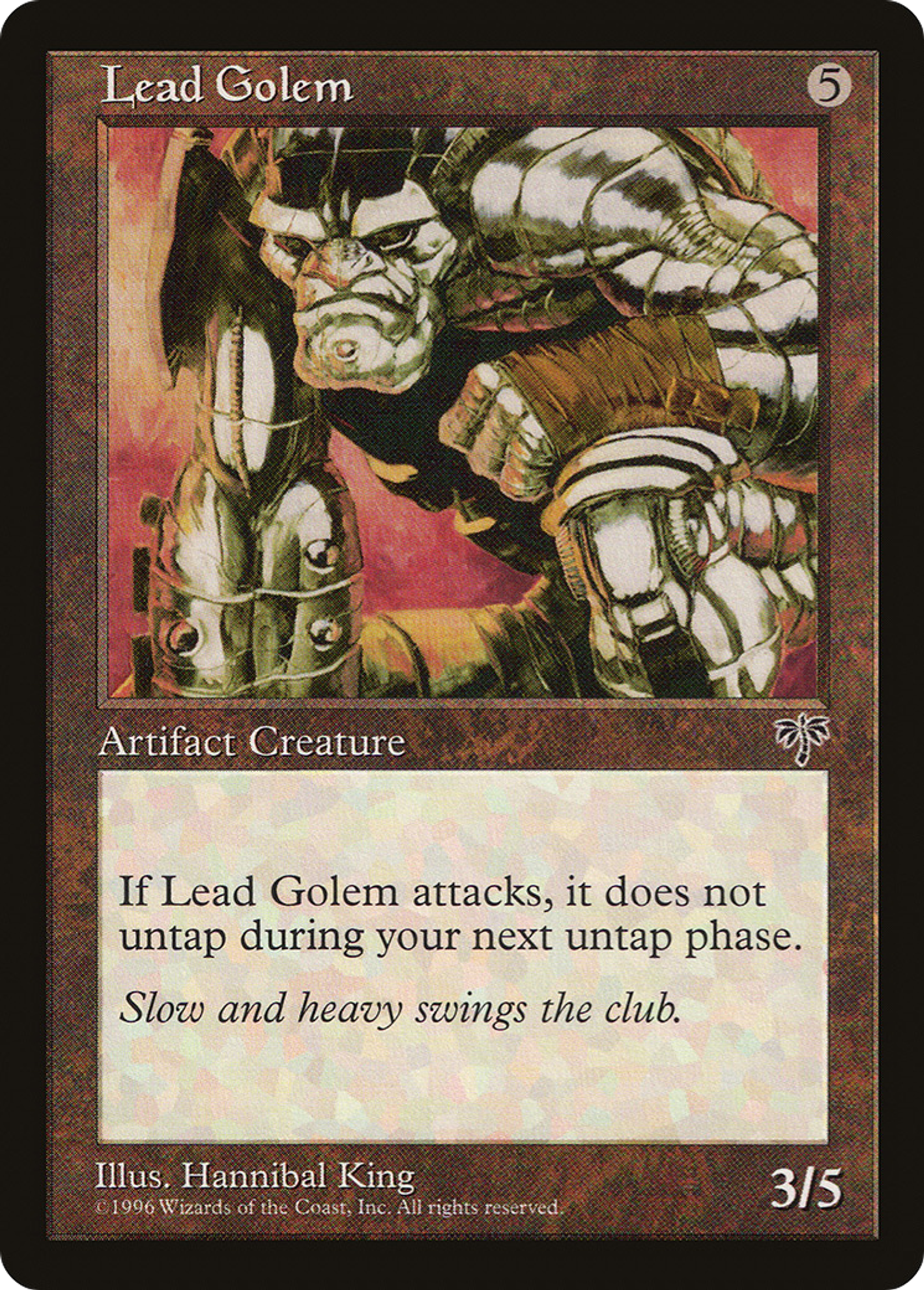 Lead Golem — Mirage — Magic: The Gathering