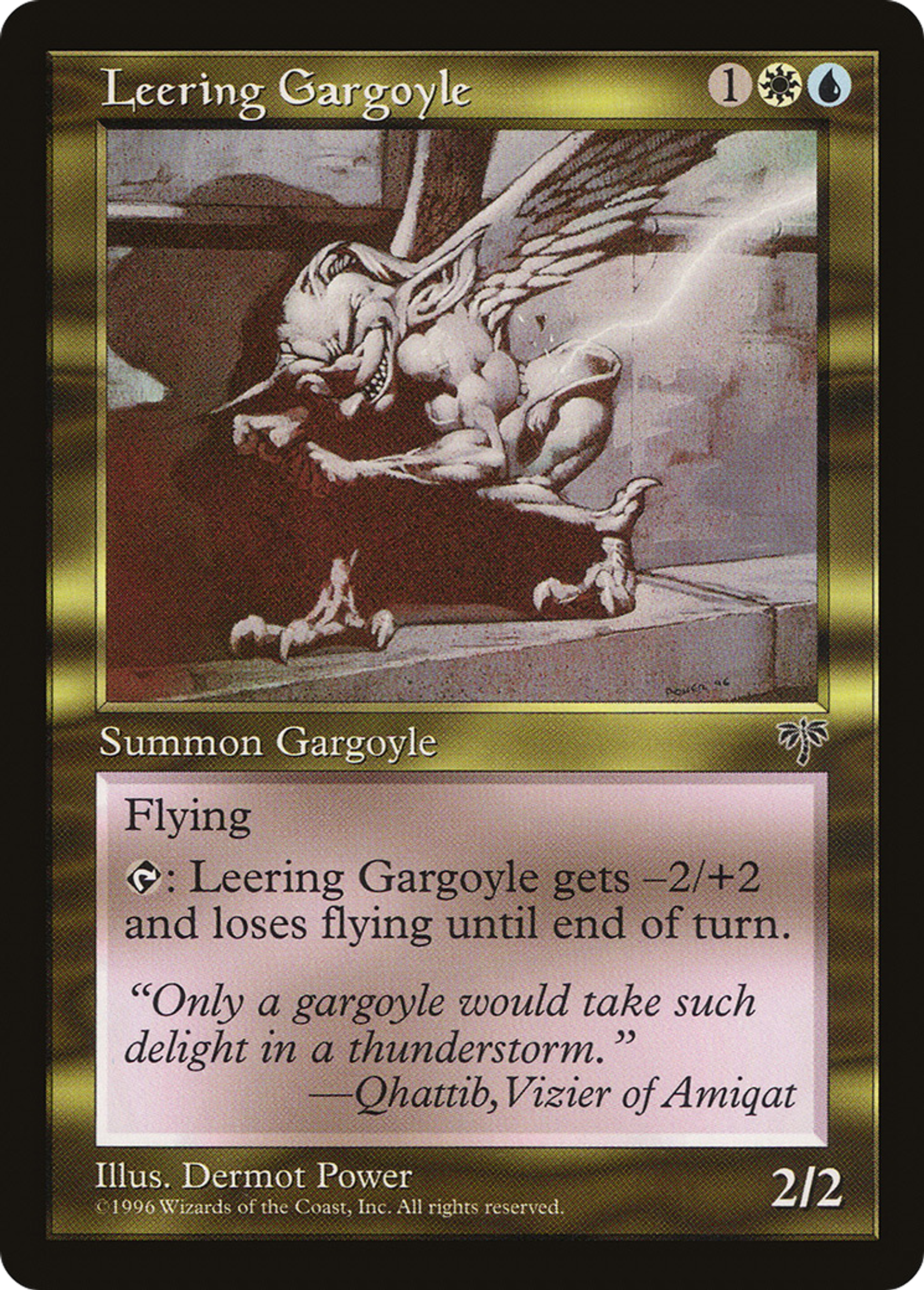 Leering Gargoyle — Mirage — Magic: The Gathering