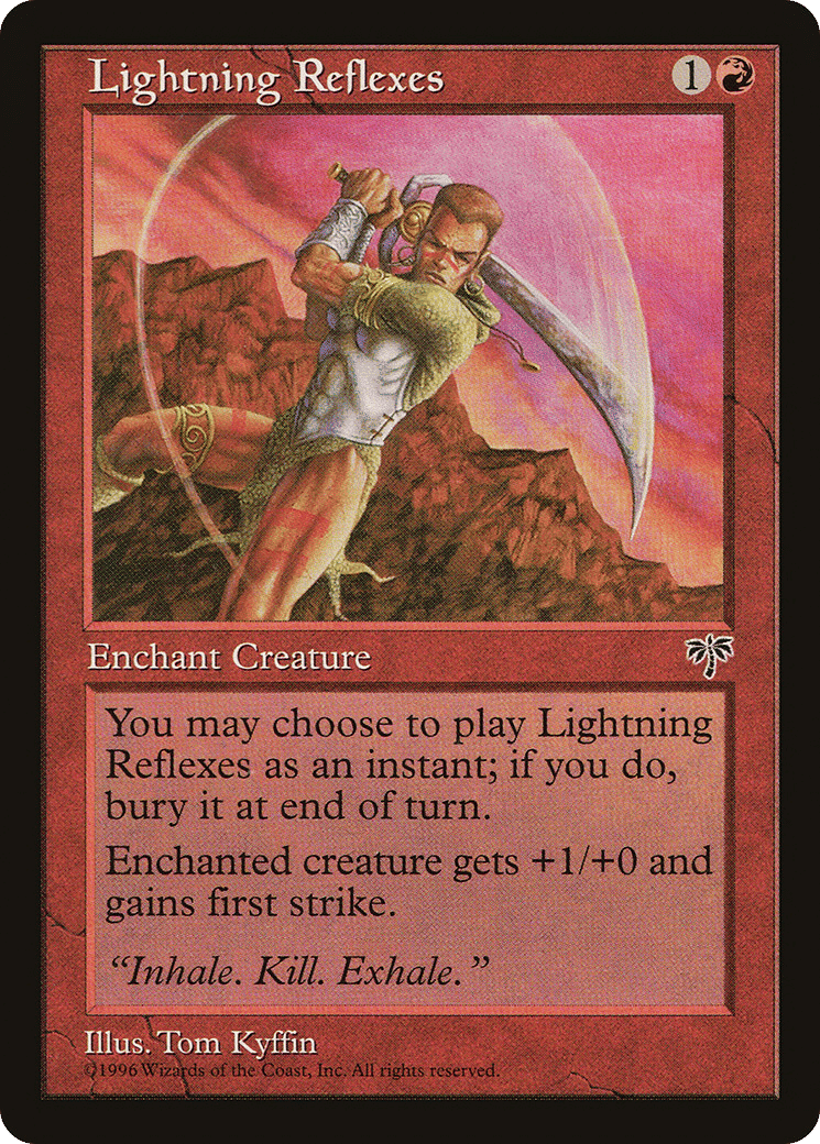 Lightning Reflexes — Mirage — Magic: The Gathering