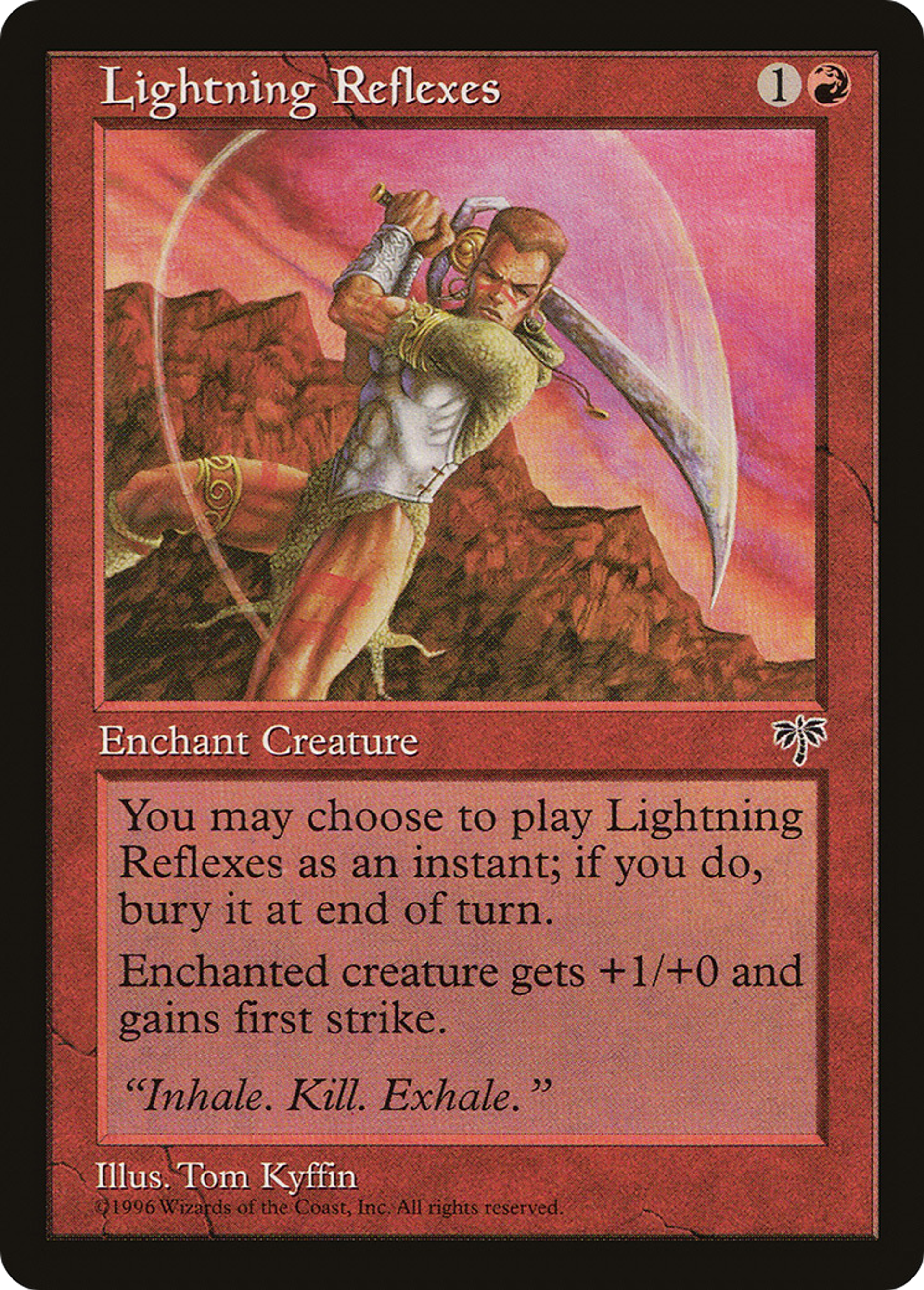 Lightning Reflexes — Mirage — Magic: The Gathering