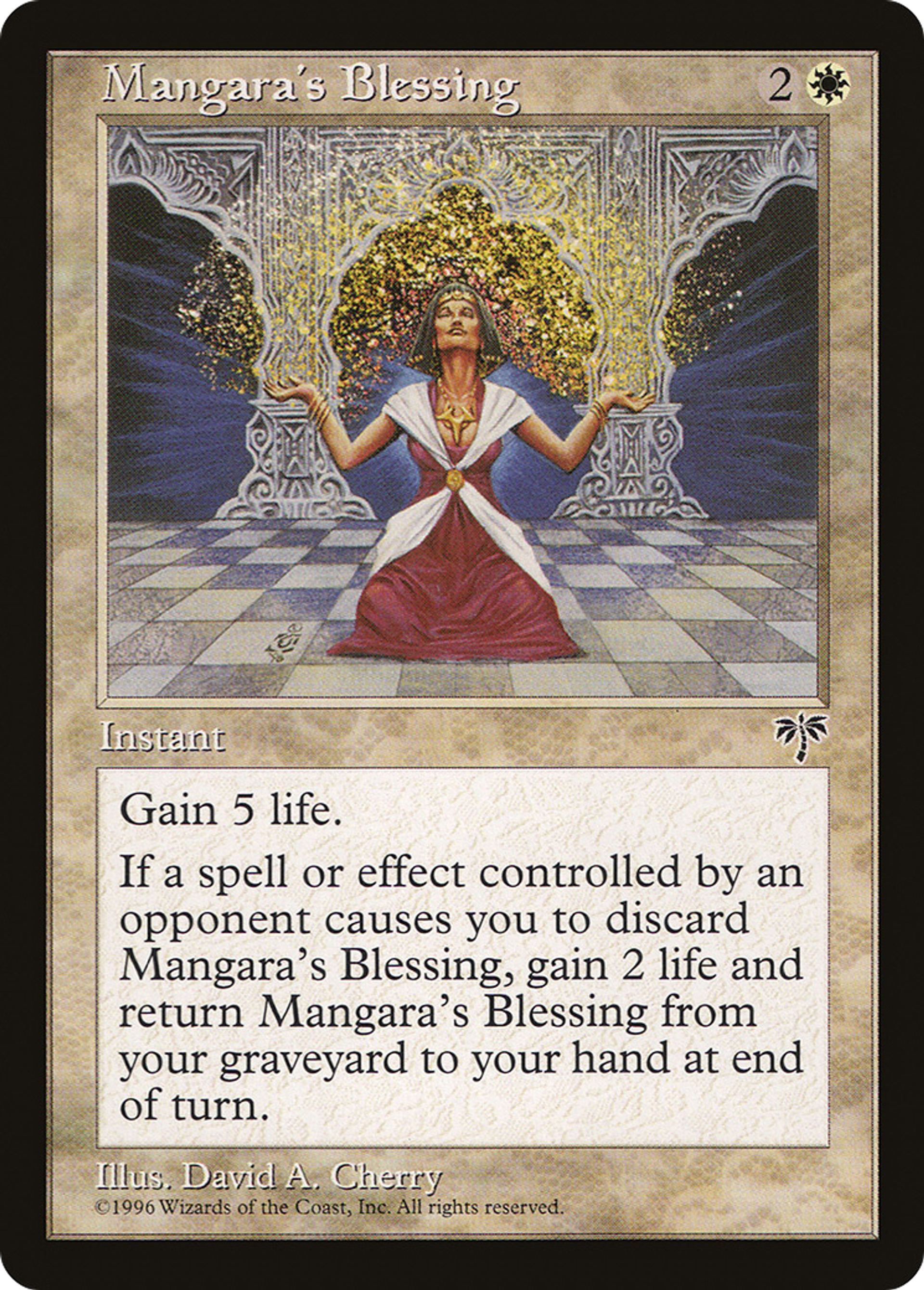Mangara's Blessing — Mirage — Magic: The Gathering