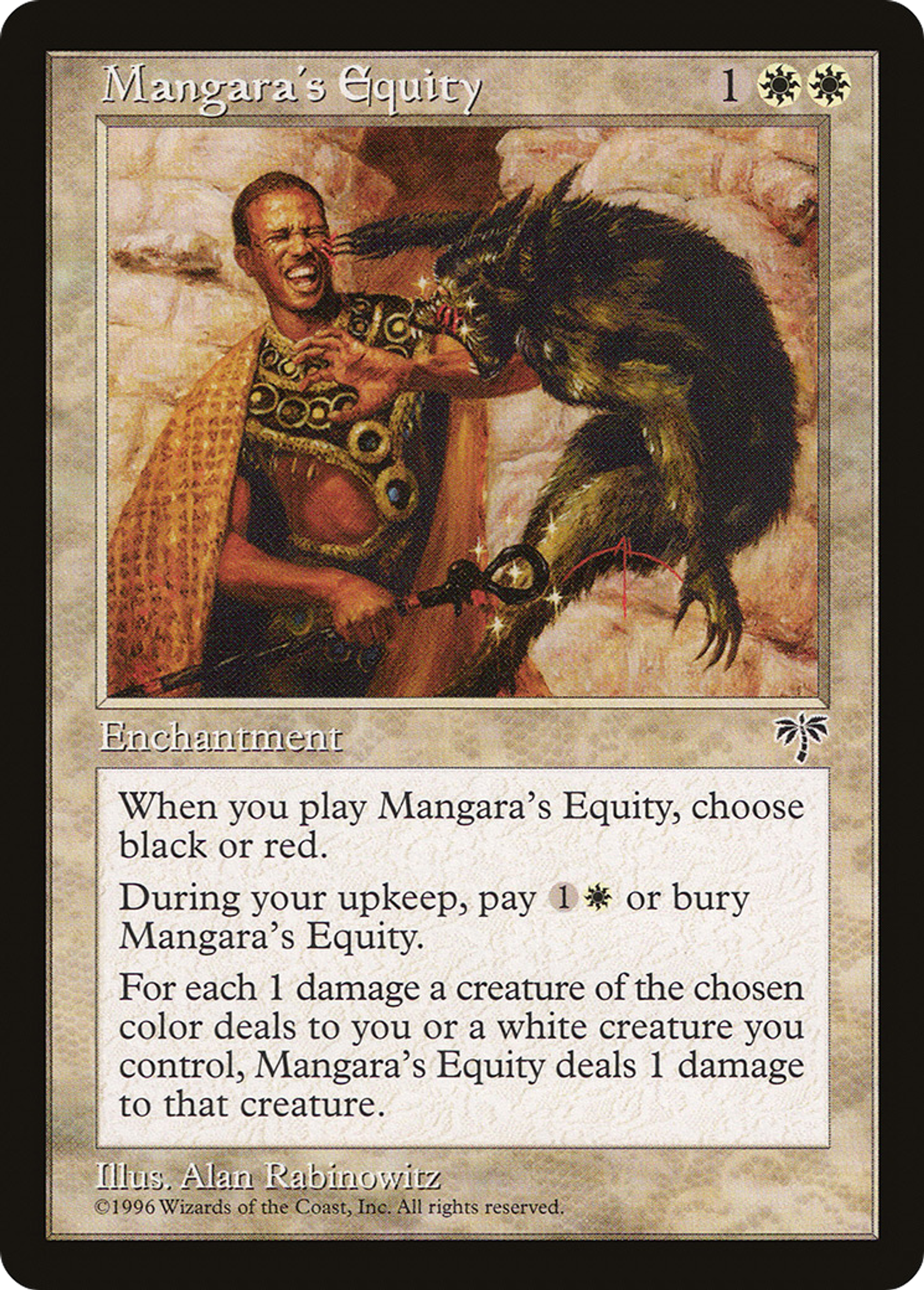 Mangara's Equity — Mirage — Magic: The Gathering