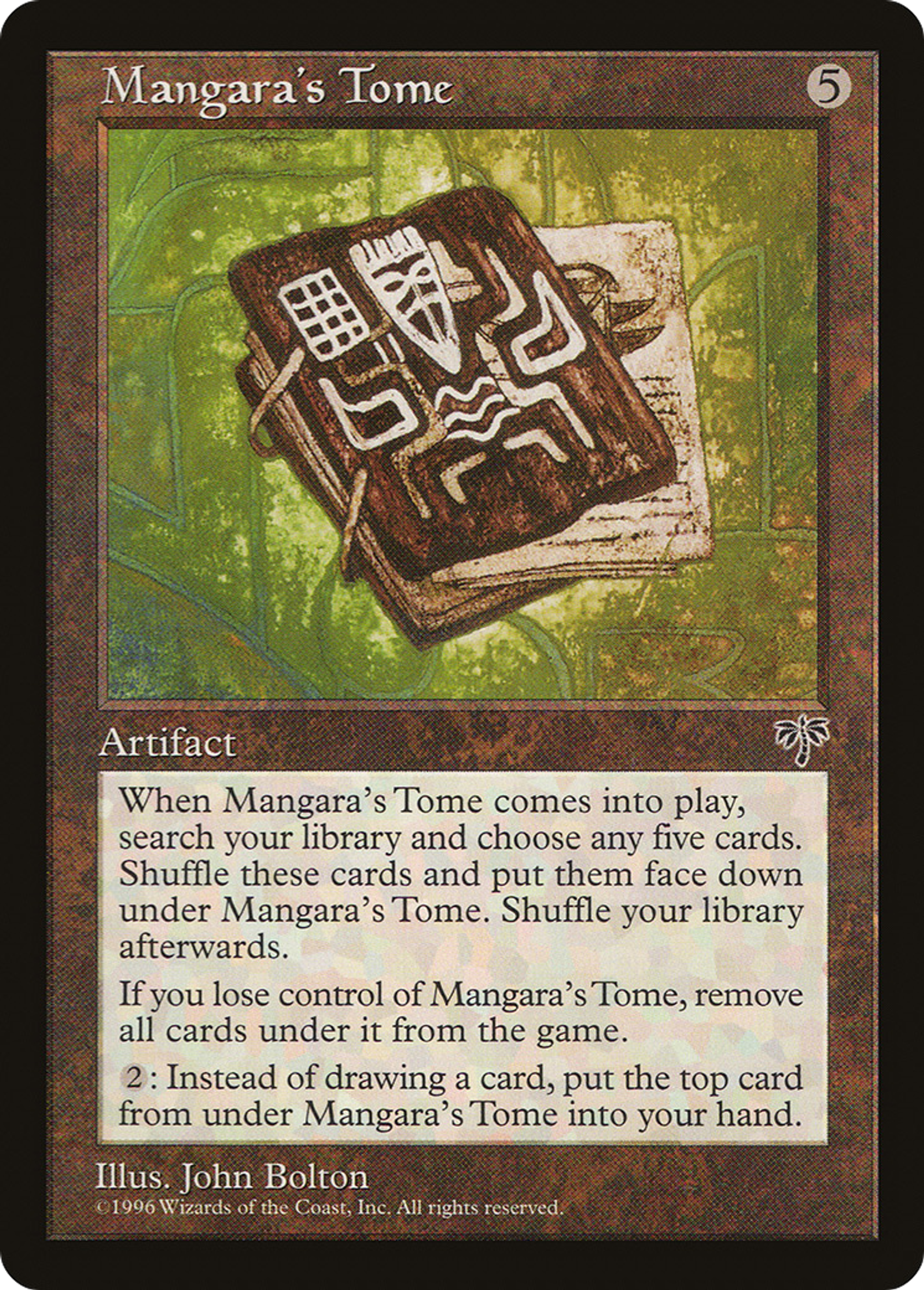Mangara's Tome — Mirage — Magic: The Gathering