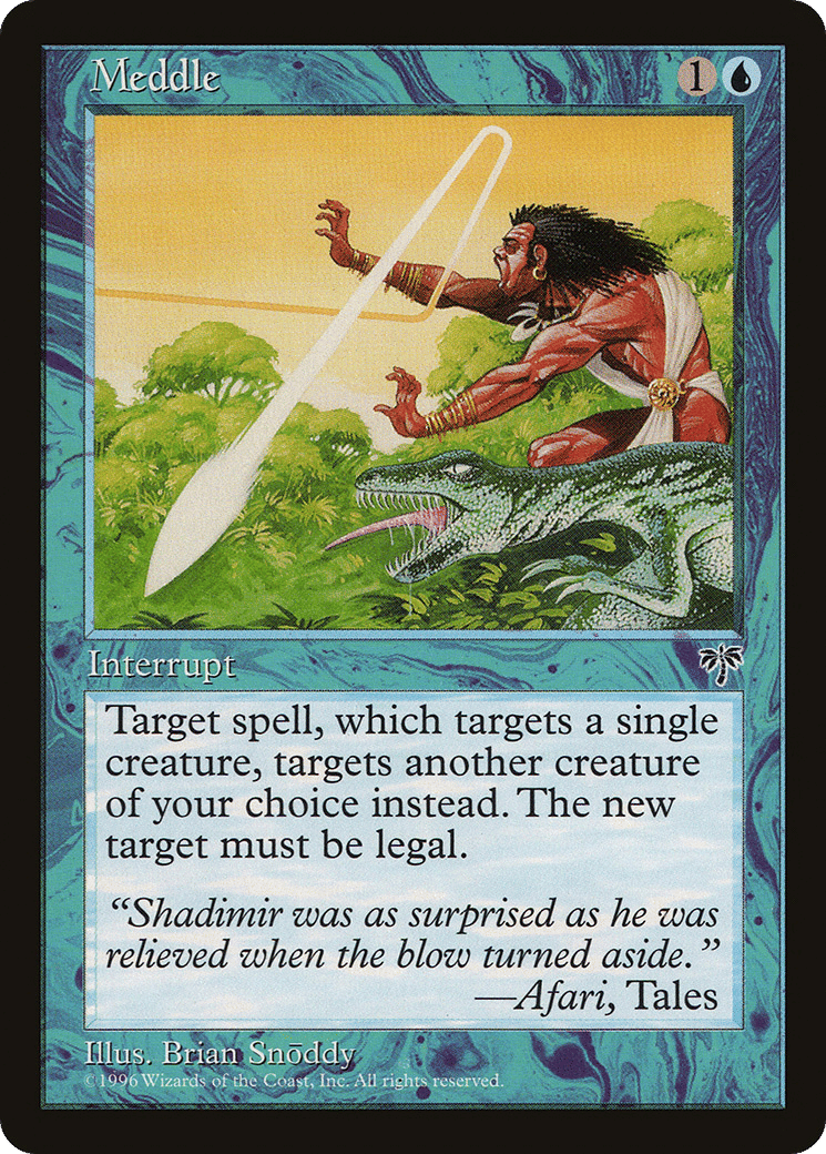 Meddle — Mirage — Magic: The Gathering