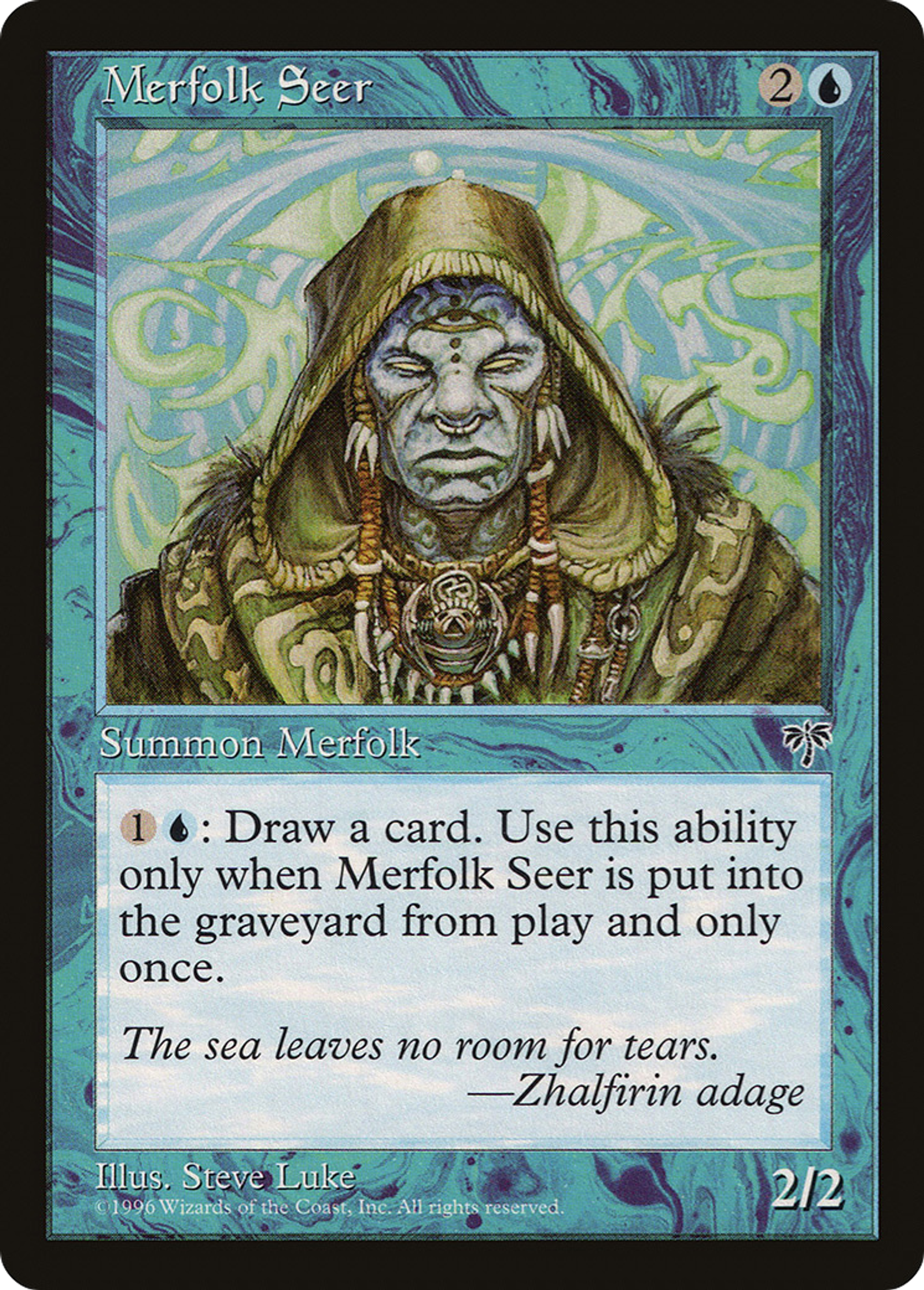 Merfolk Seer — Mirage — Magic: The Gathering