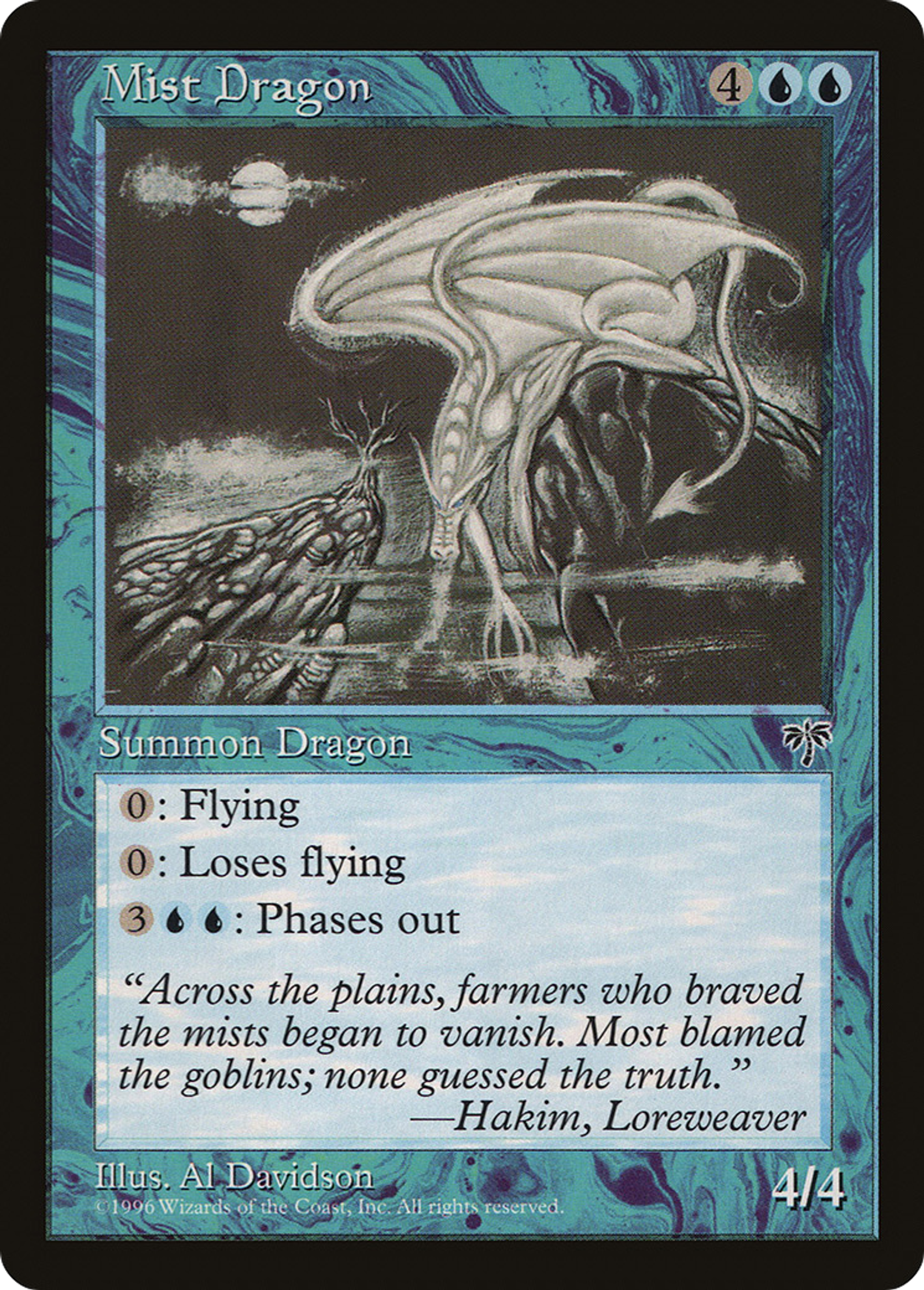 Mist Dragon — Mirage — Magic: The Gathering