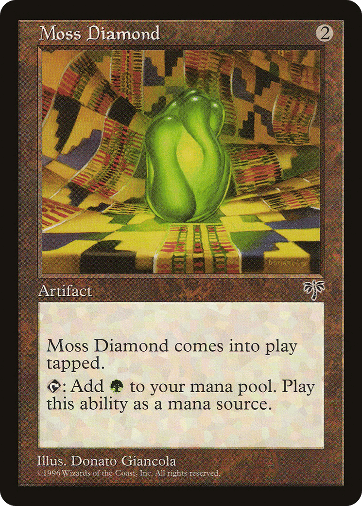 Moss Diamond — Mirage — Magic: The Gathering