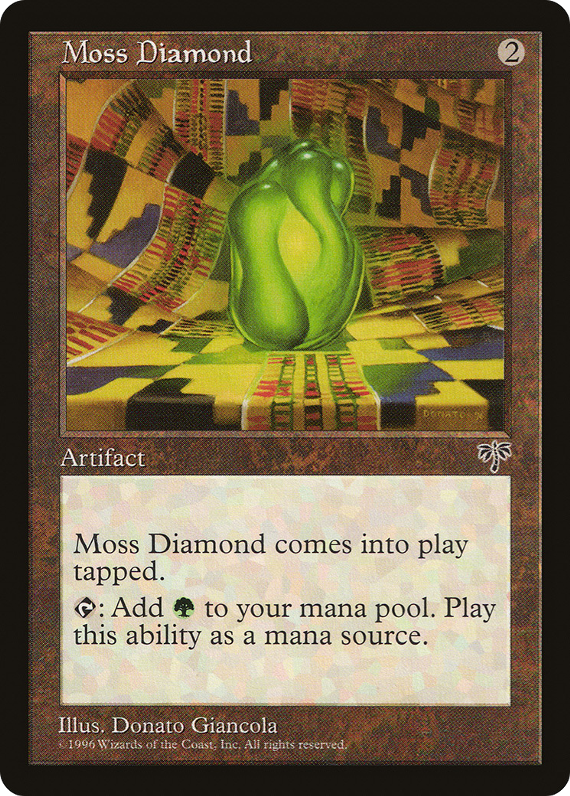 Moss Diamond — Mirage — Magic: The Gathering