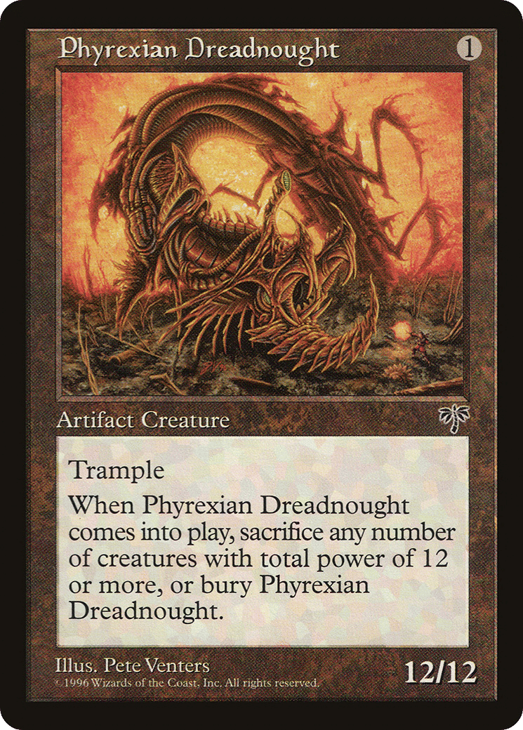 Phyrexian Dreadnought — Mirage — Magic: The Gathering