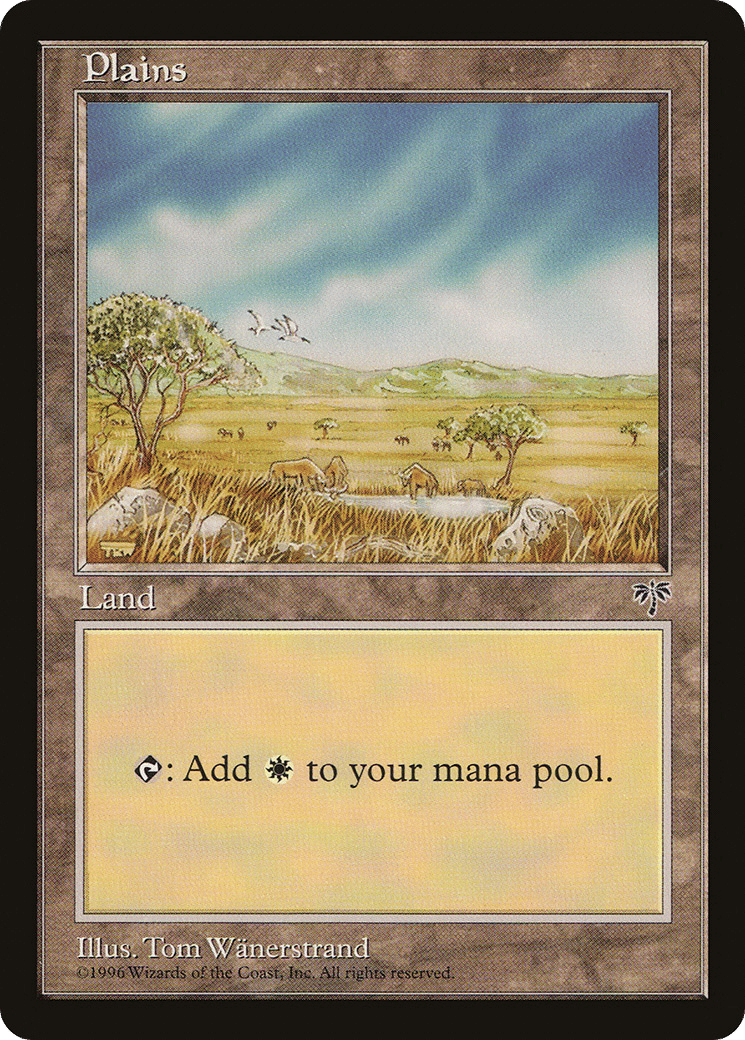 Plains — Mirage — Magic: The Gathering