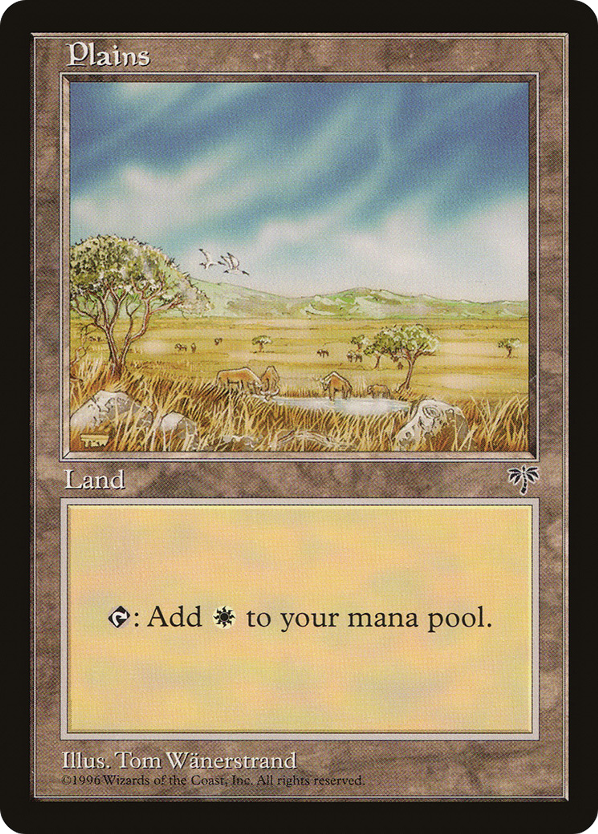 Plains — Mirage — Magic: The Gathering