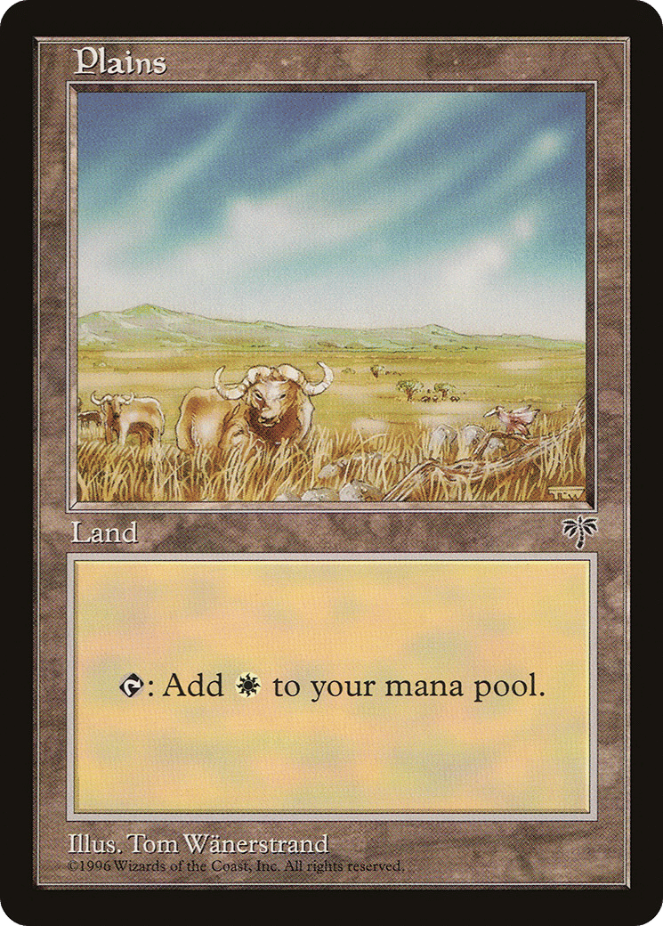 Plains — Mirage — Magic: The Gathering
