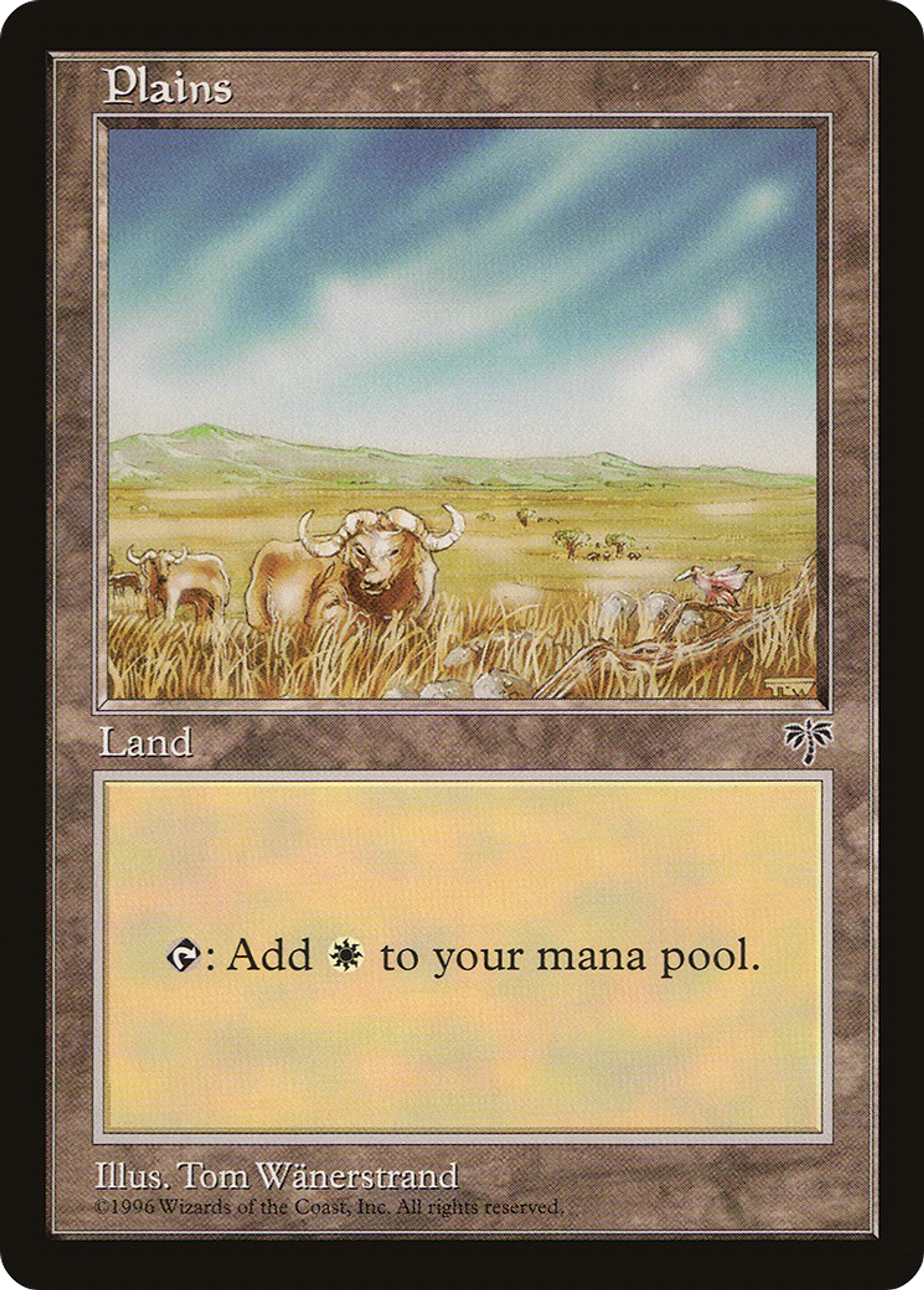 Plains — Mirage — Magic: The Gathering