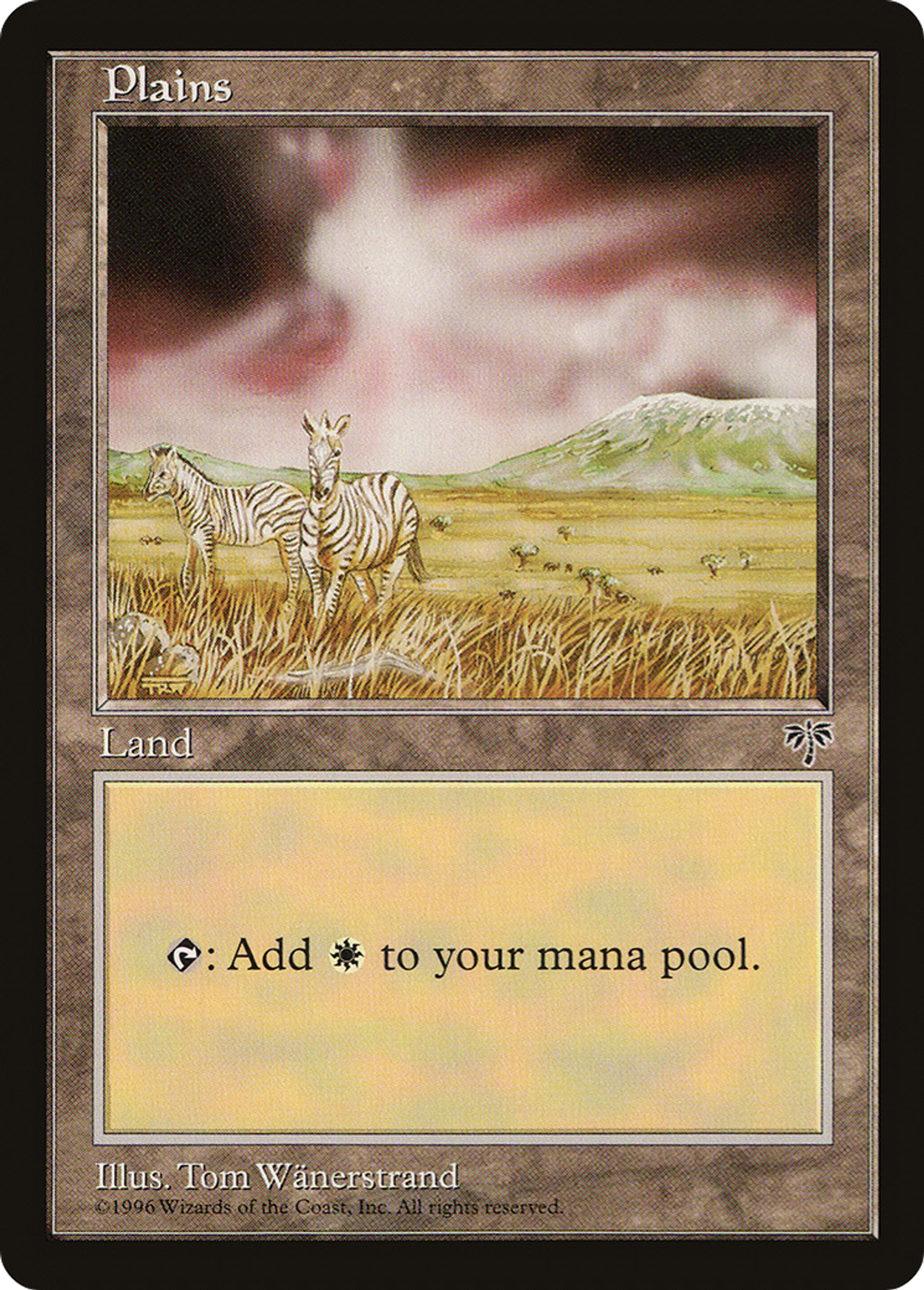 Plains — Mirage — Magic: The Gathering