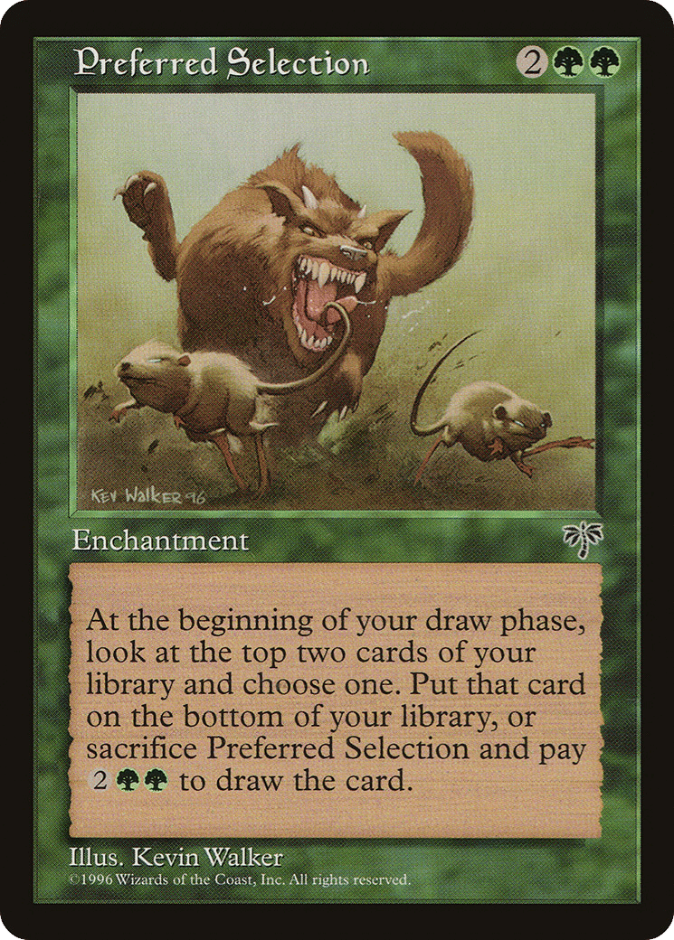 Preferred Selection — Mirage — Magic: The Gathering