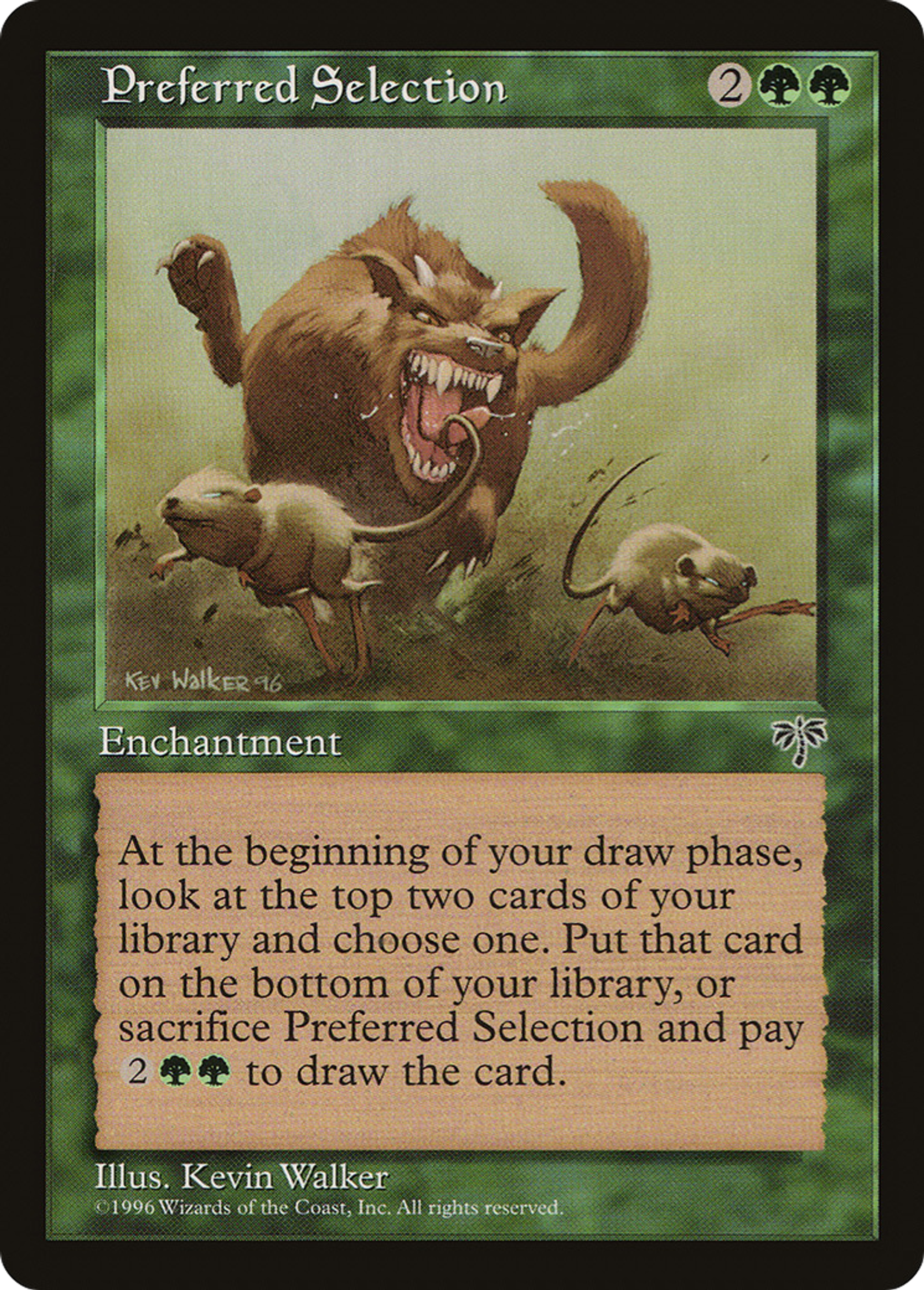 Preferred Selection — Mirage — Magic: The Gathering